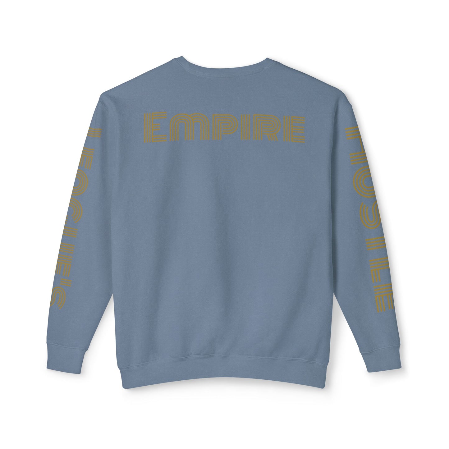 Unisex Lightweight Crewneck Sweatshirt - 'Empire Hustle' Urban Art Design