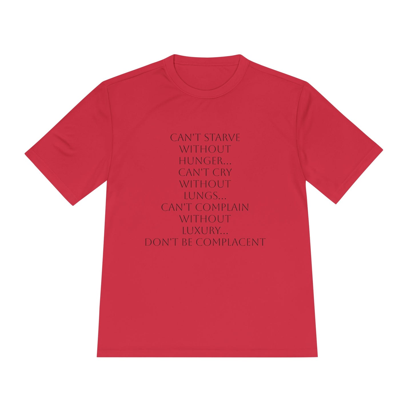 Camiseta unisex absorbente de humedad HLE - Camiseta con cita inspiradora