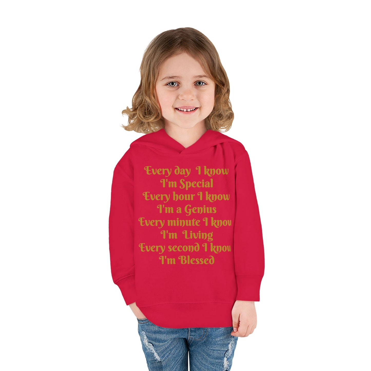 HLE Toddler Fleece Hoodie - Inspirational Design