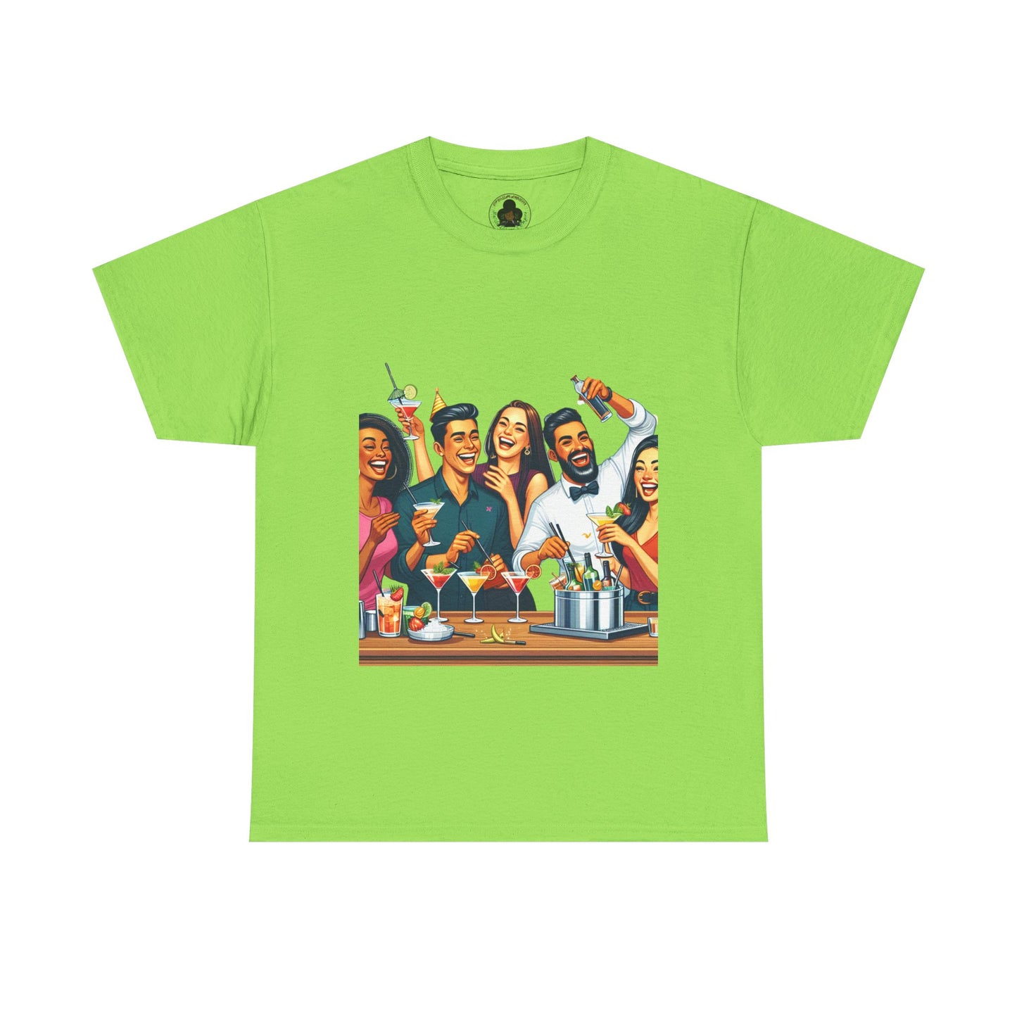 Hustle League Unisex Heavy Cotton Tee - Celebrate Friendship & Fun Nights Out