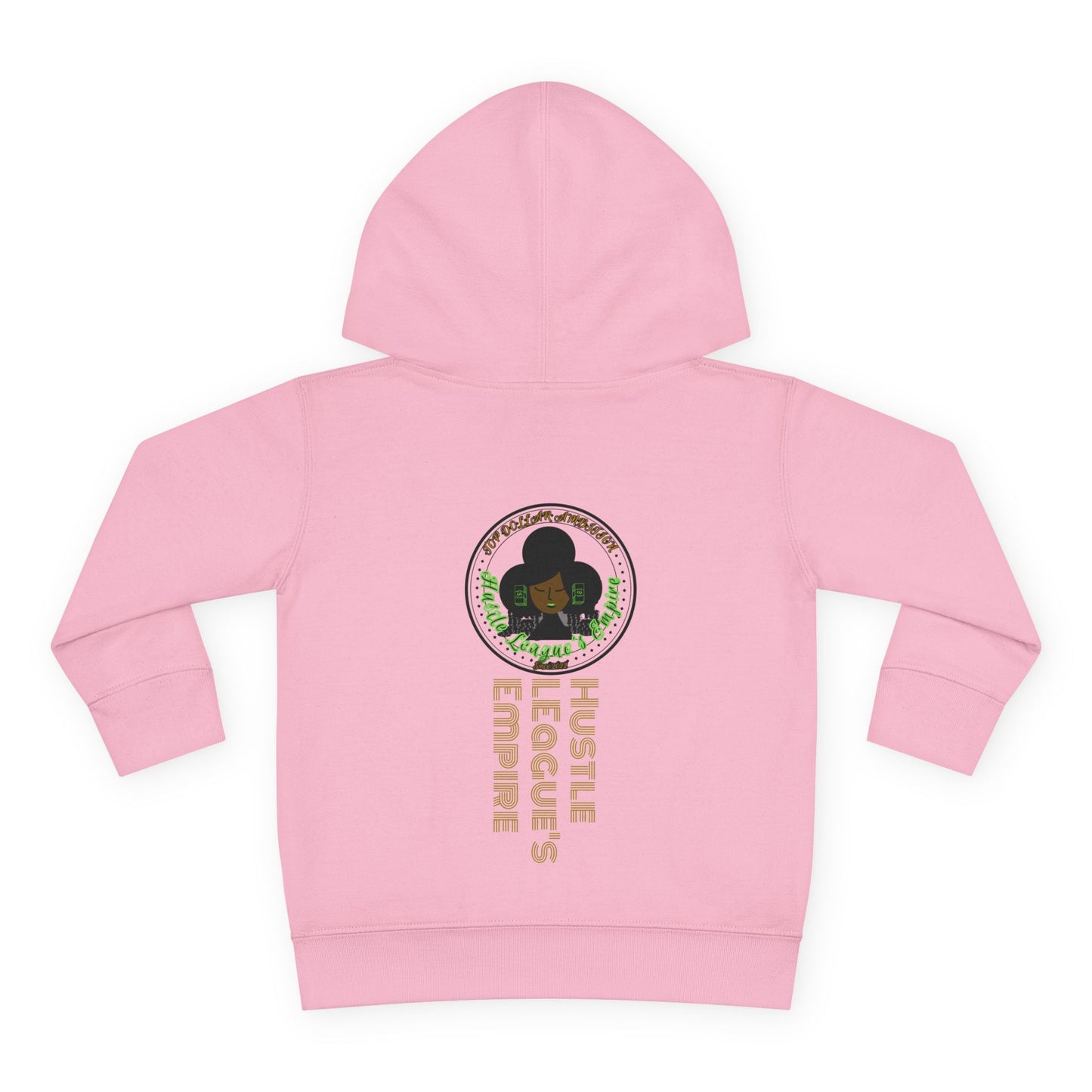 Empowering Toddler Fleece Hoodie - "I Eat Peer Pressure"