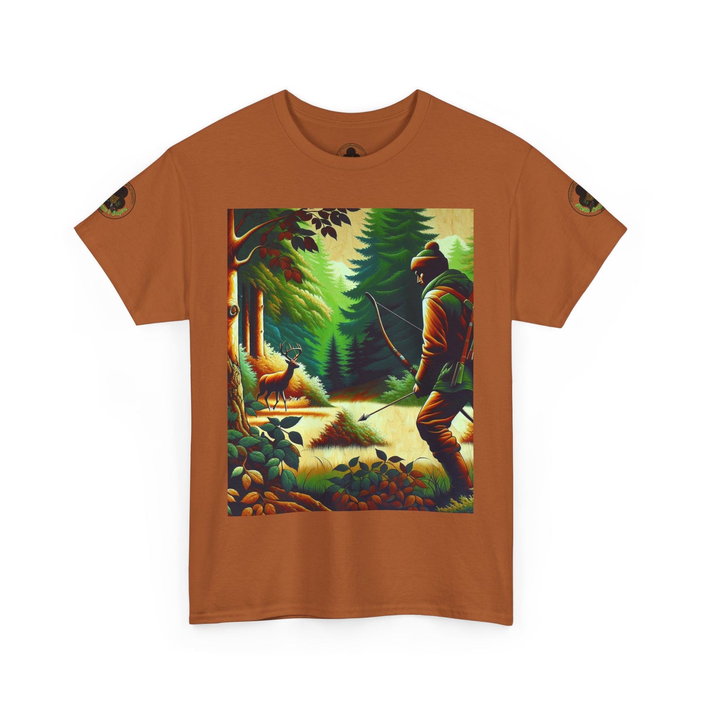 Hustle League's Empire Unisex Heavy Cotton Tee - Vintage Hunting Graphic T-Shirt