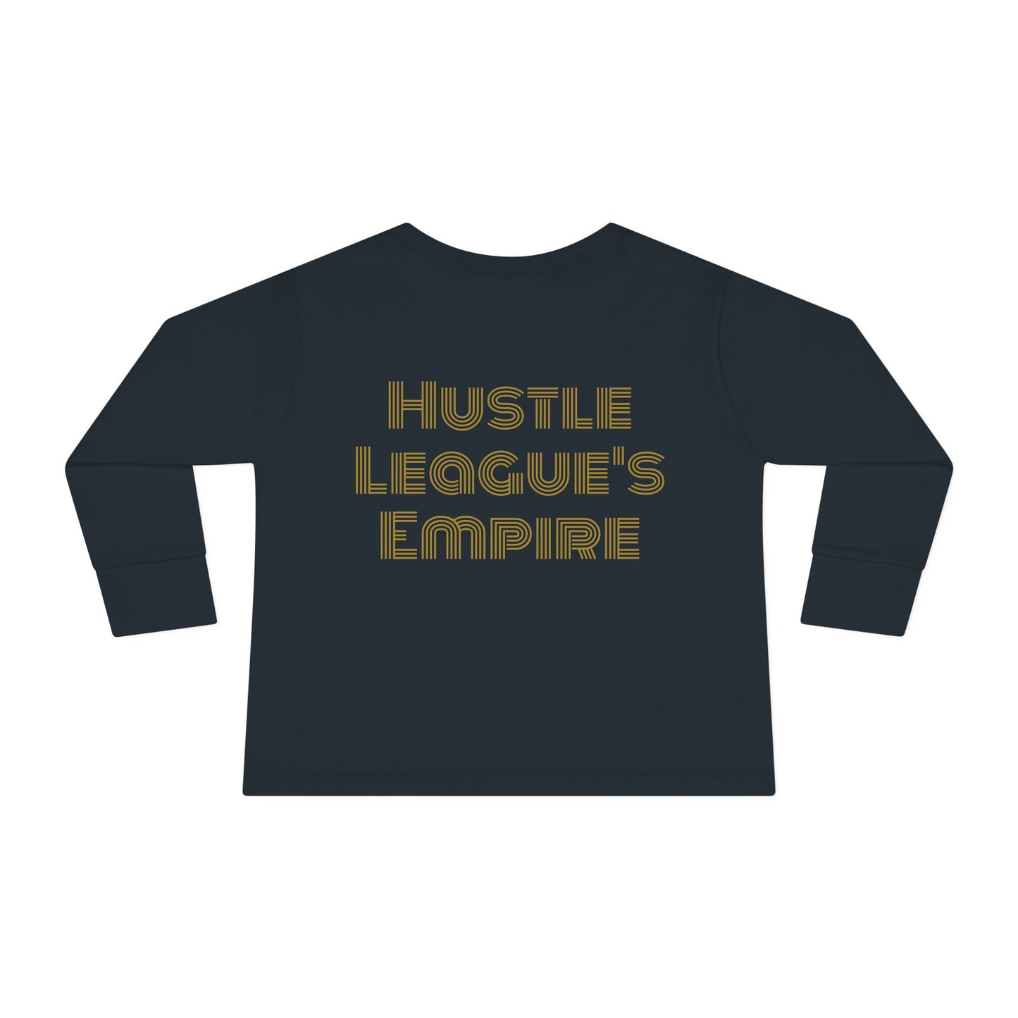 Camiseta de manga larga para niños pequeños: "El futuro está aquí" y "El imperio de la Hustle League"