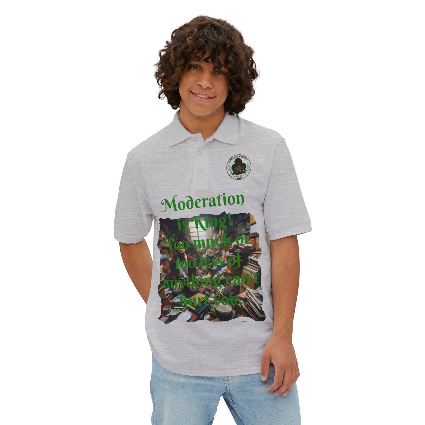 HLE Men's Piqué Polo