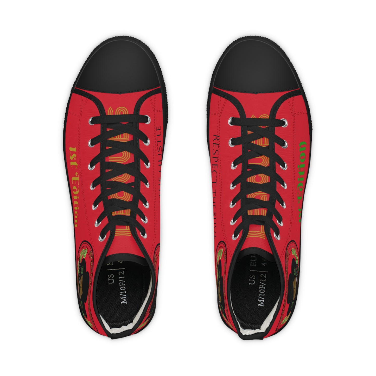 Red HLE High Top Sneakers 1st Edition