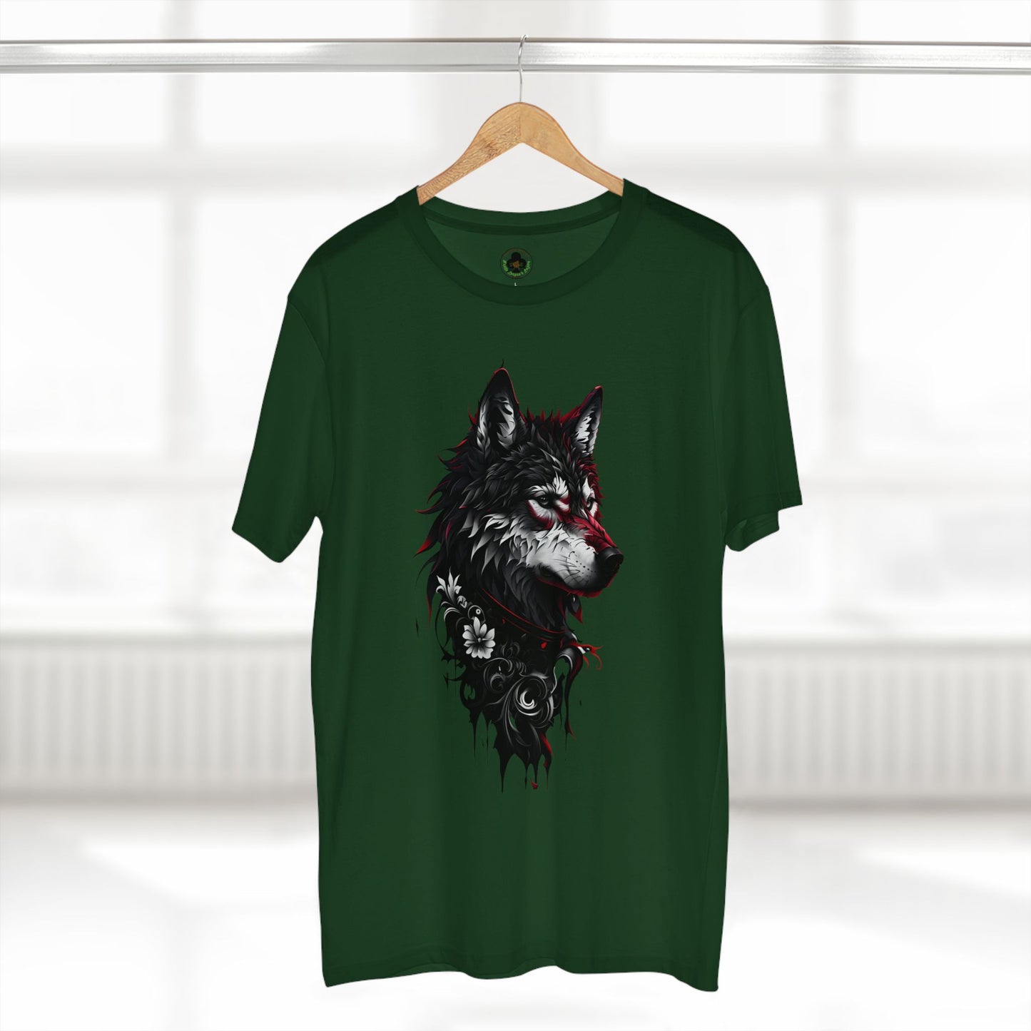 HLE Wild Spirit Graphic Tee - Fierce Wolf & Tiger Design