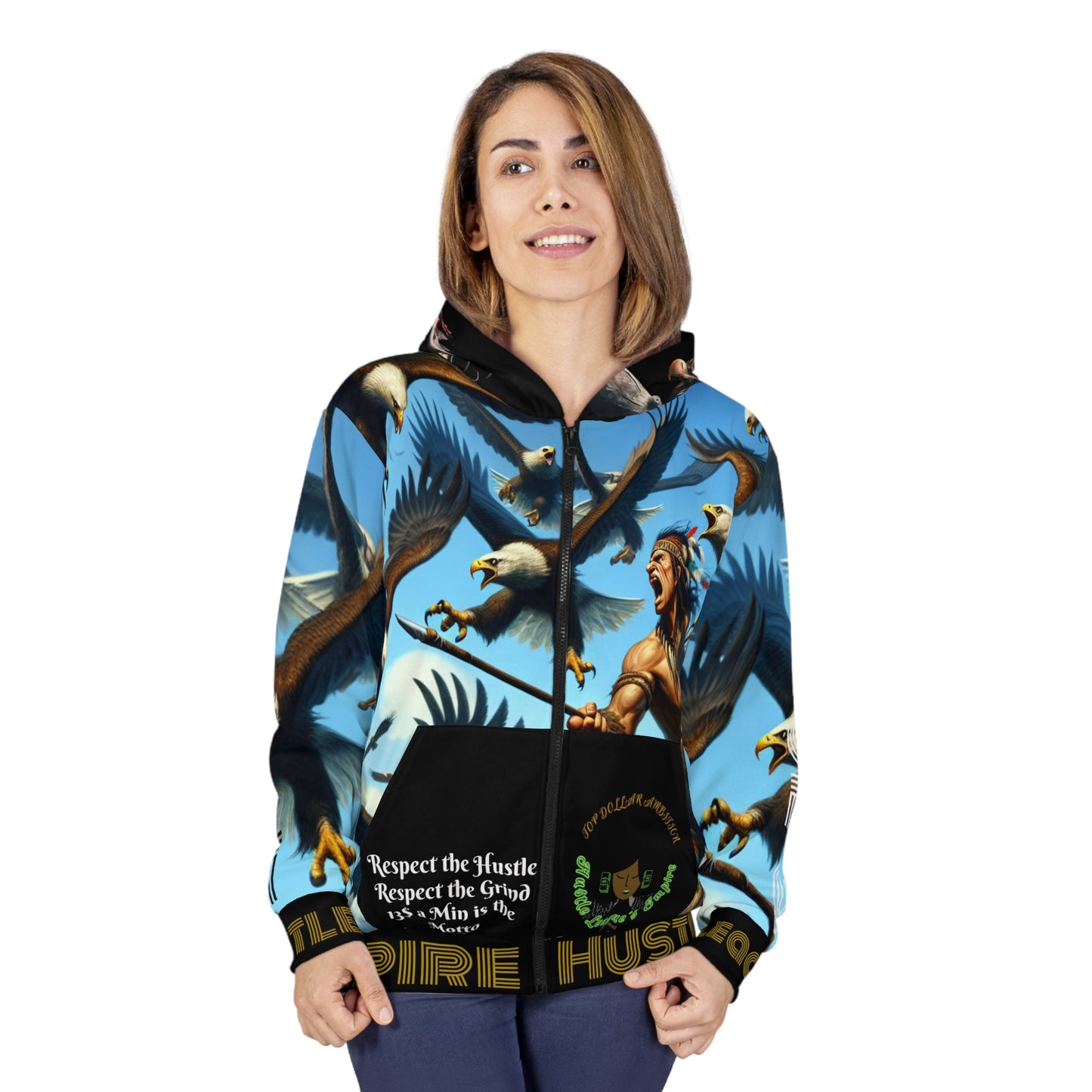 HLE Eagles Unisex Zip Hoodie