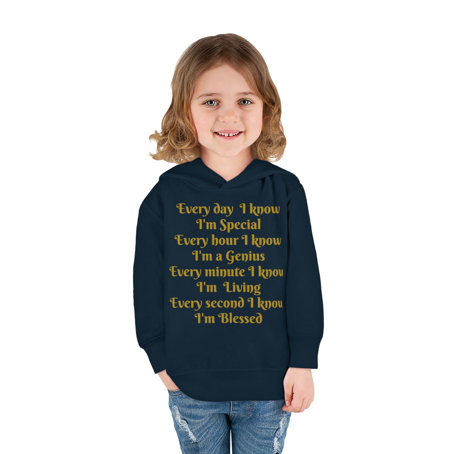 HLE Toddler Fleece Hoodie - Inspirational Design
