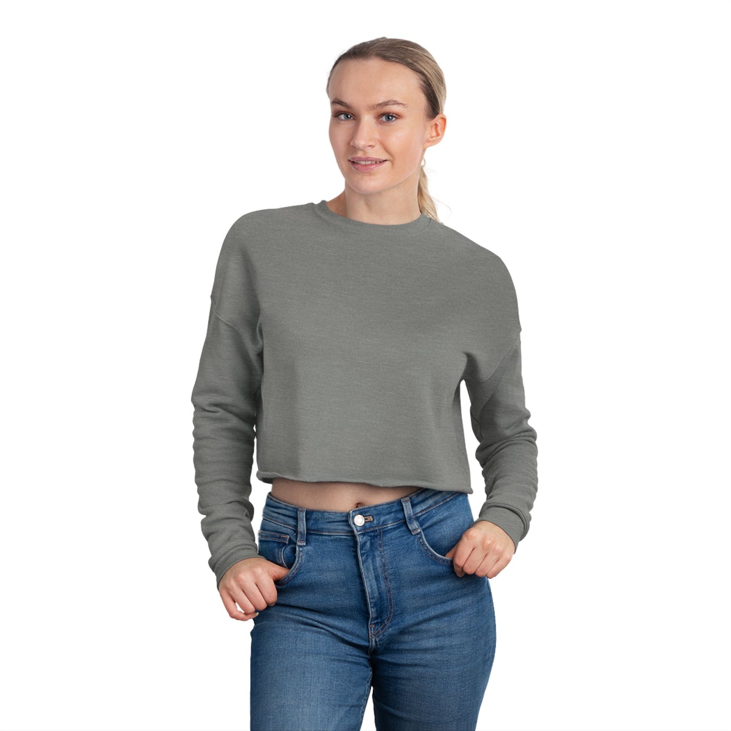 Sudadera corta HLE para mujer