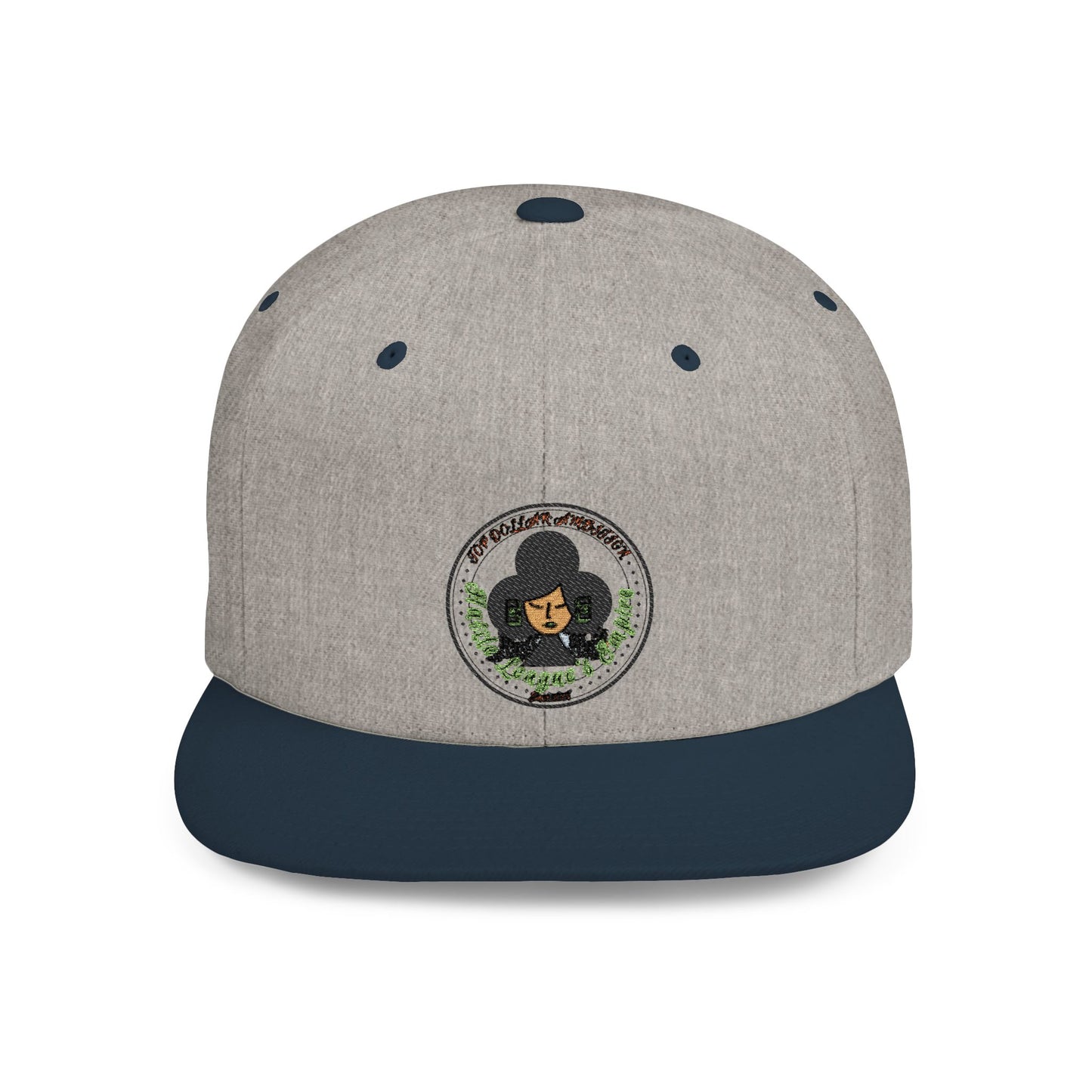 HLE Flat Bill Snapback Hat - Stylish, Trendy Cap for Everyday Wear