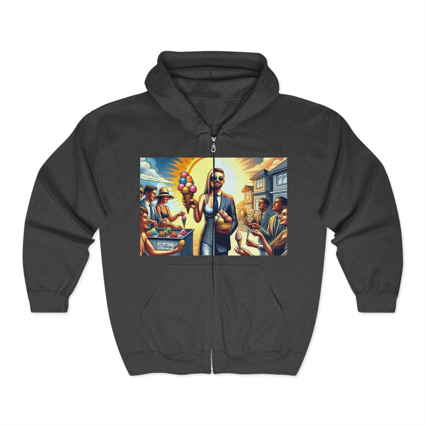 Hustle League's Empire Zip Hoodie - Stylish Sweatshirt for Entrepreneurs