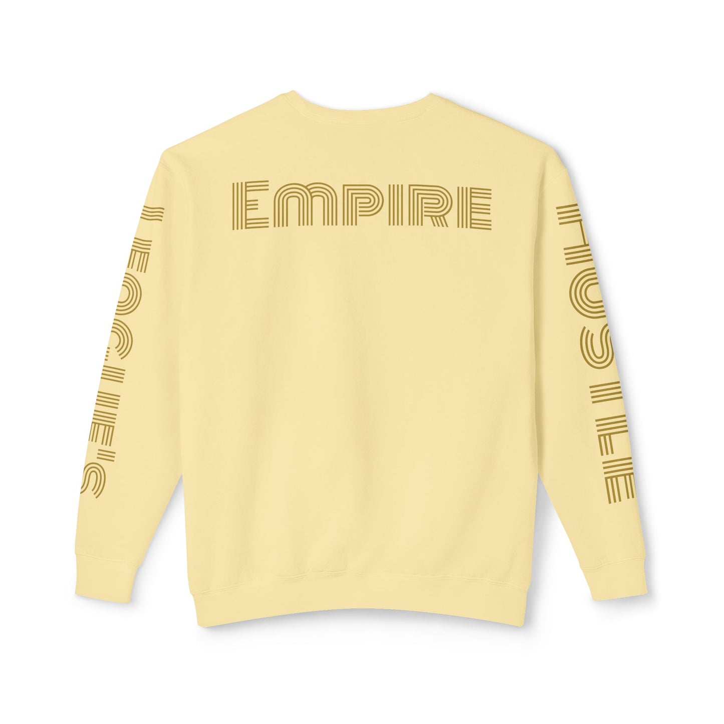 Unisex Lightweight Crewneck Sweatshirt - 'Empire Hustle' Urban Art Design
