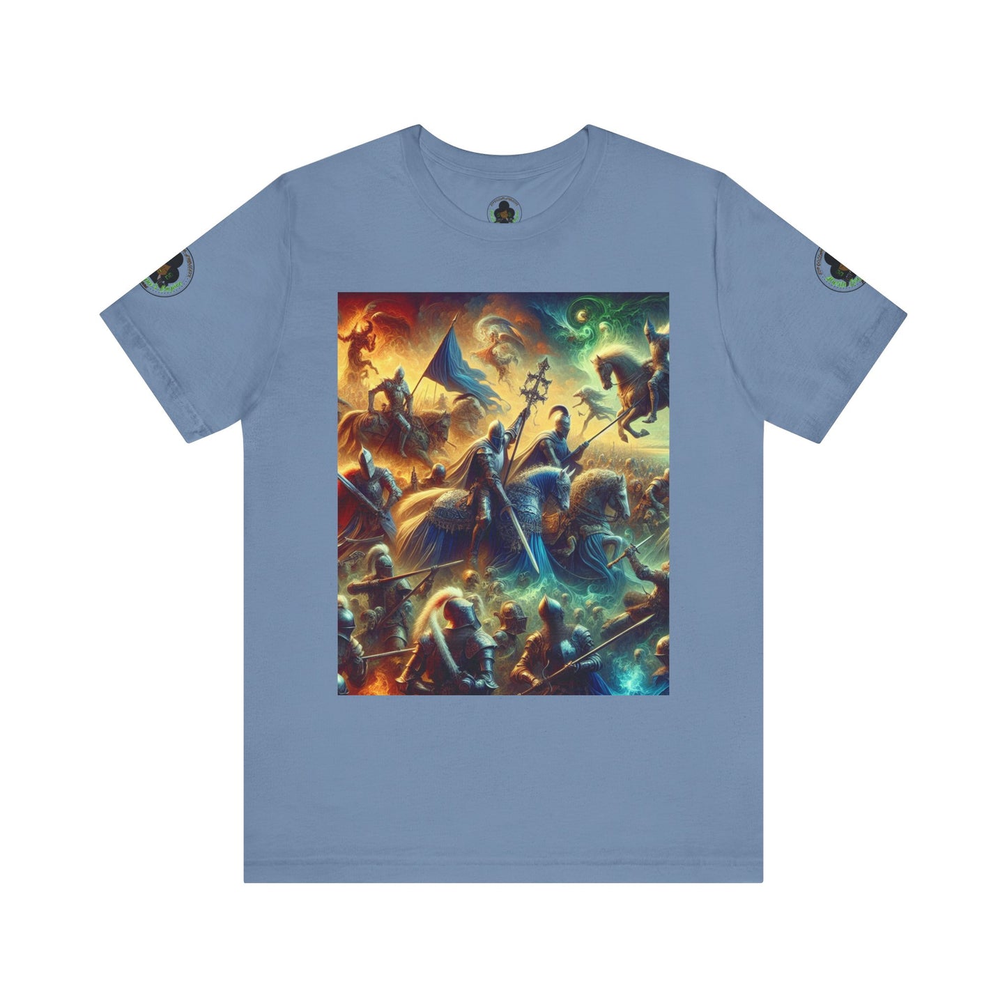 Camiseta unisex Epic HLE: gráfico llamativo en la parte delantera y motivación en la espalda