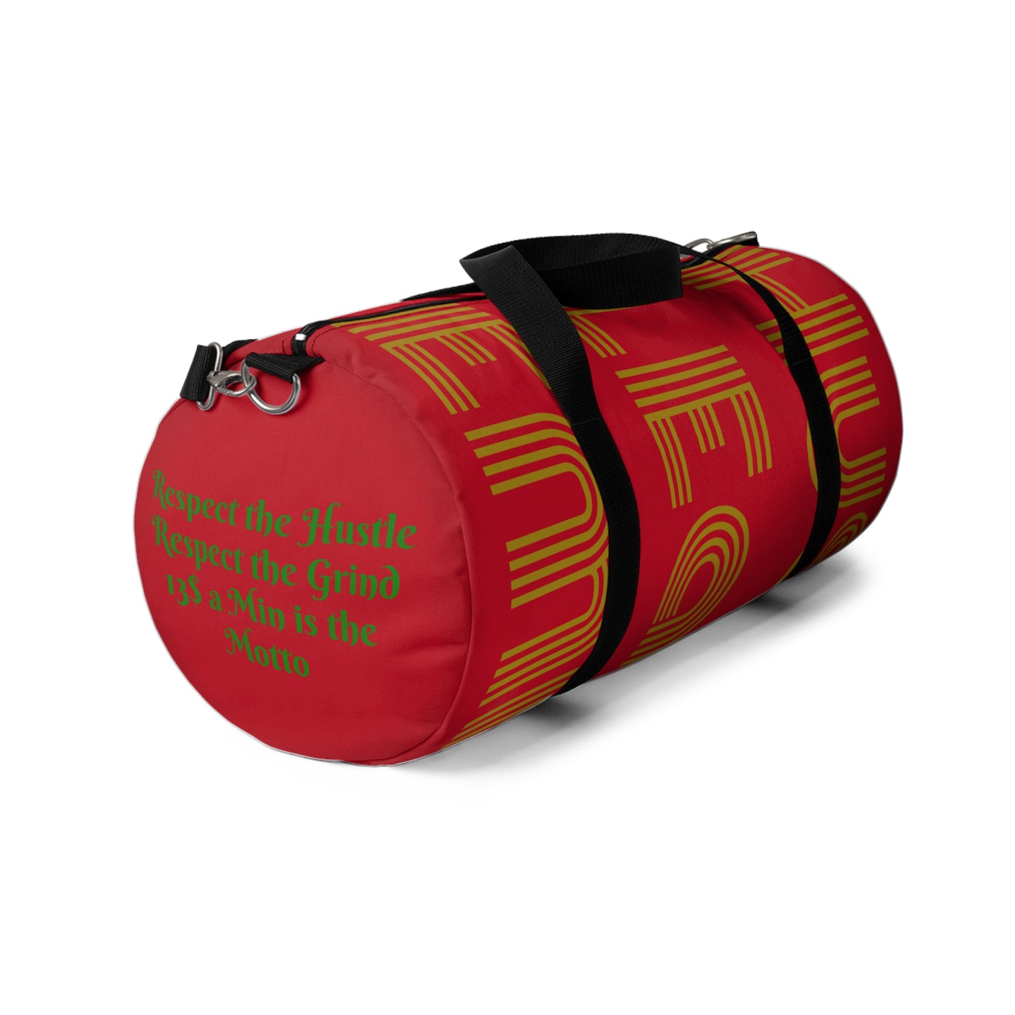 Red HLE Black Duffel Bag- Perfect for Travel and Gym