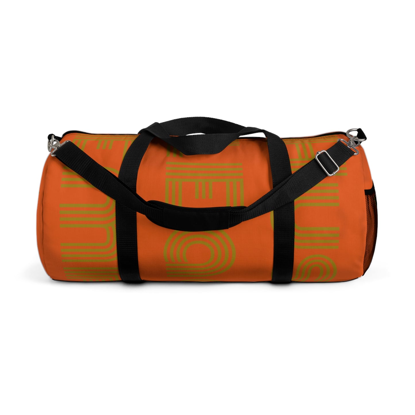 Orange Duffel Bag- Perfect for Travel and Gym