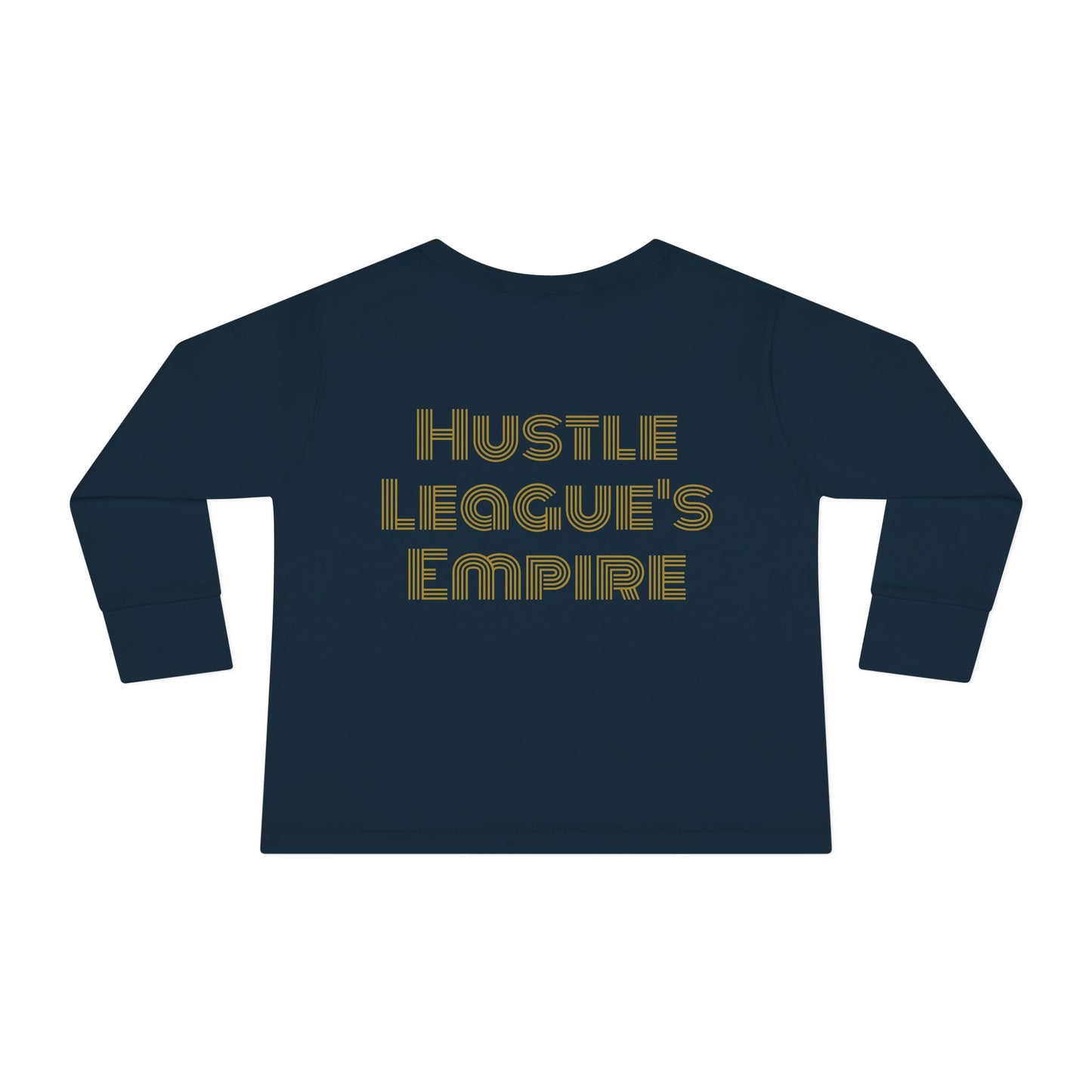 Camiseta de manga larga para niños pequeños: "El futuro está aquí" y "El imperio de la Hustle League"