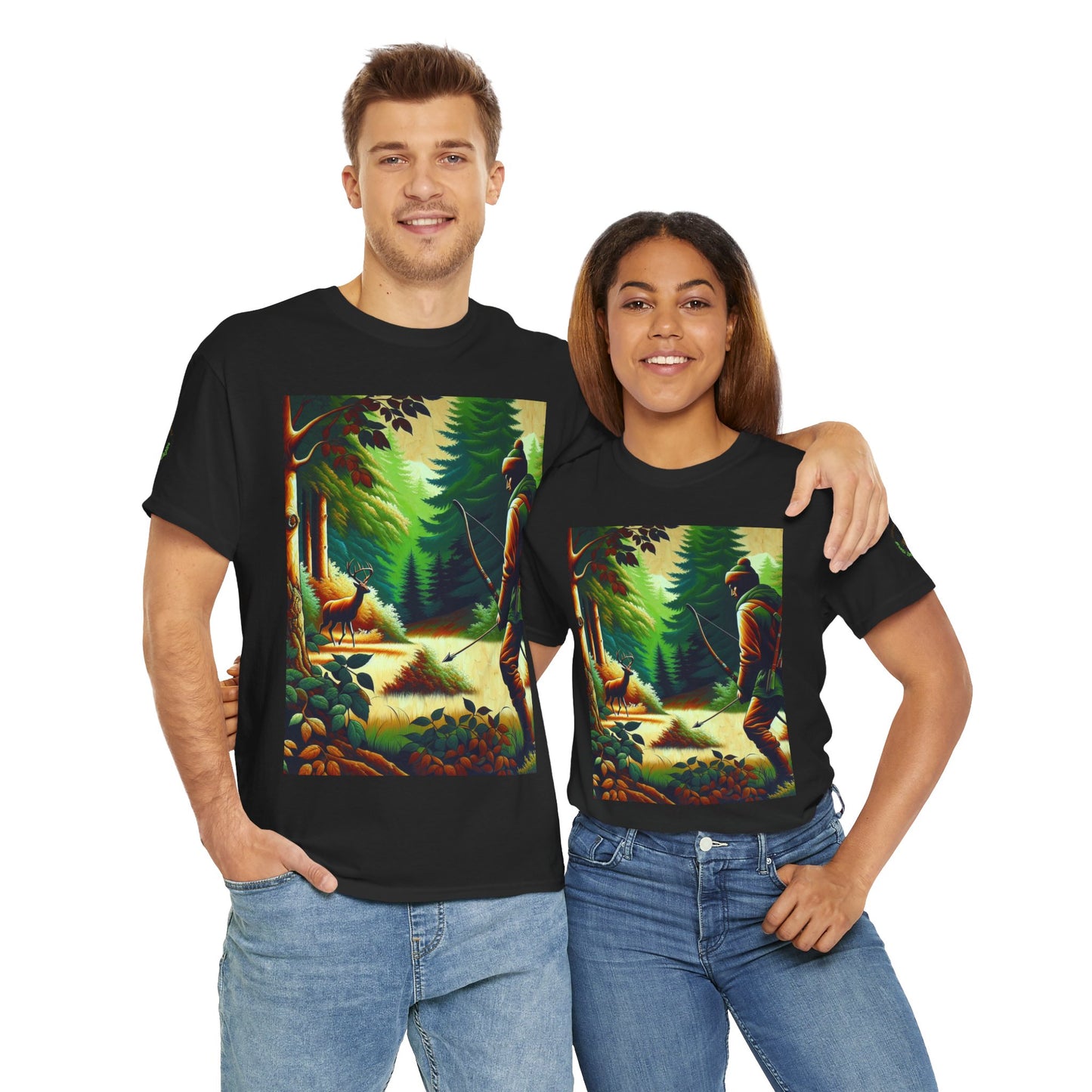 Hustle League's Empire Unisex Heavy Cotton Tee - Vintage Hunting Graphic T-Shirt