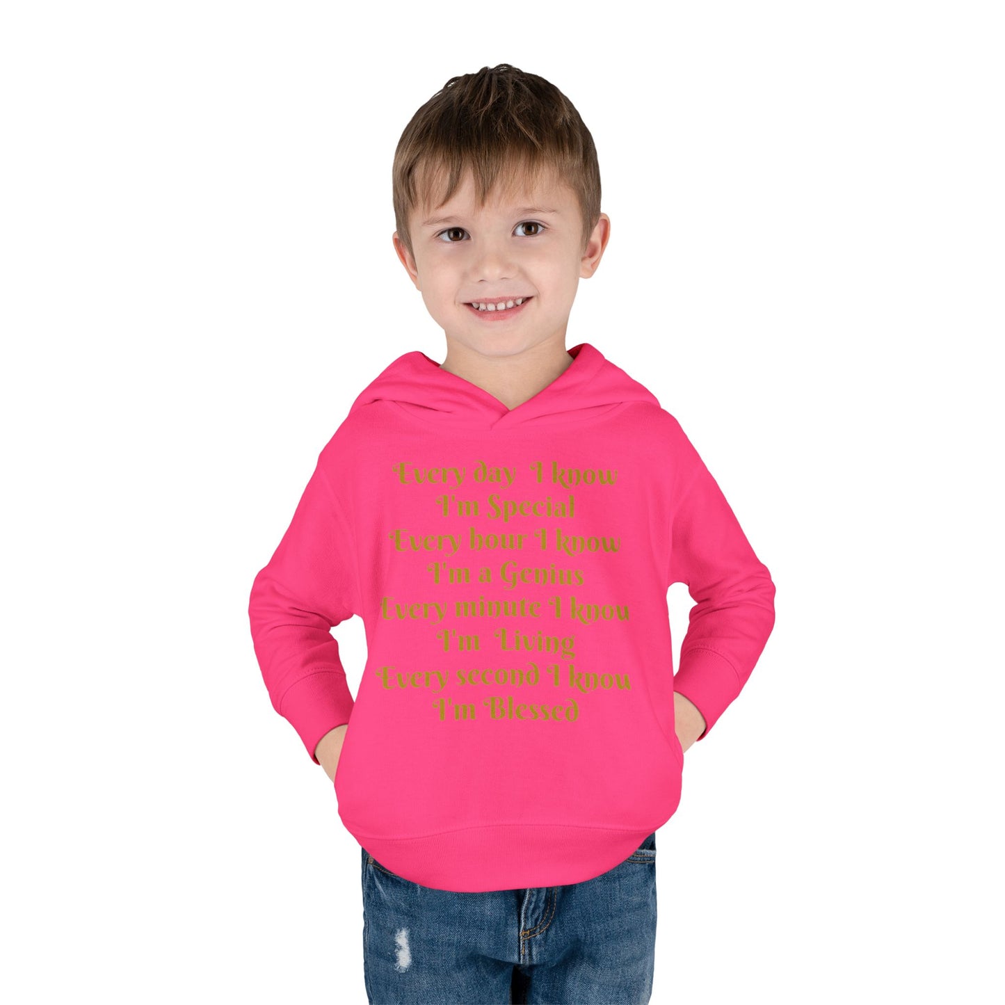 HLE Toddler Fleece Hoodie - Inspirational Design