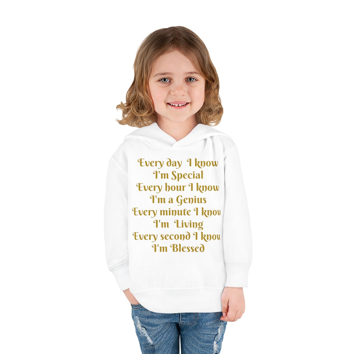 HLE Toddler Fleece Hoodie - Inspirational Design