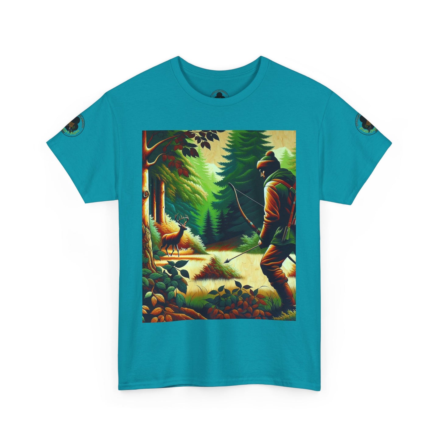 Hustle League's Empire Unisex Heavy Cotton Tee - Vintage Hunting Graphic T-Shirt