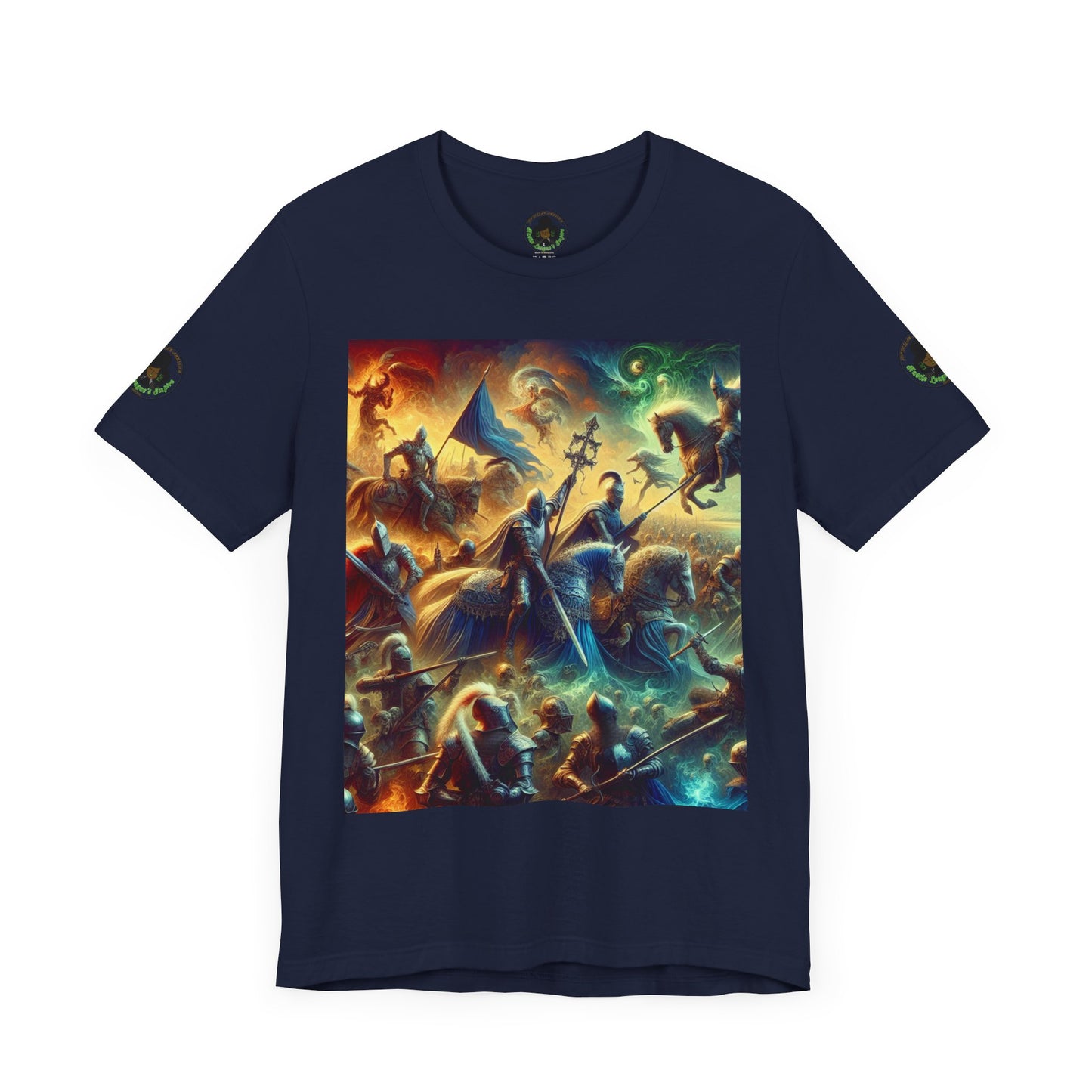 Camiseta unisex Epic HLE: gráfico llamativo en la parte delantera y motivación en la espalda