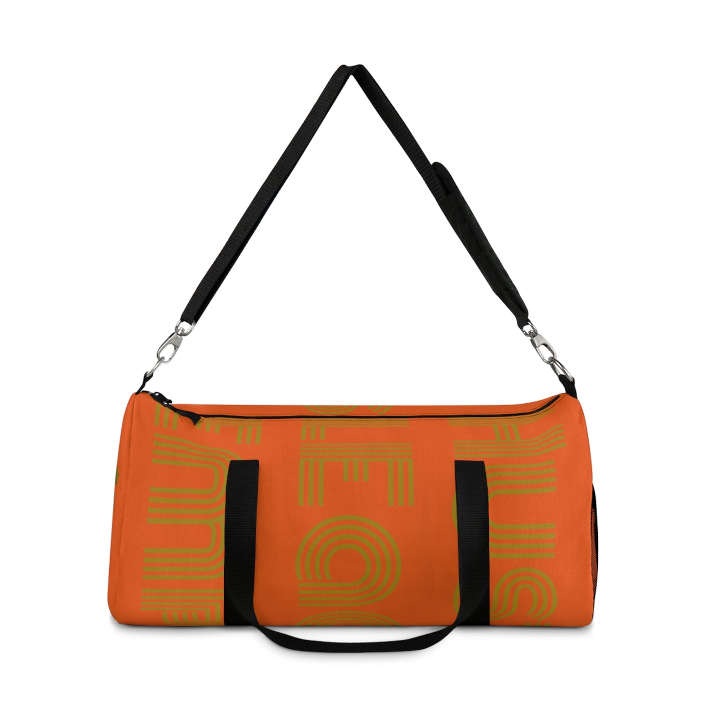 Orange Duffel Bag- Perfect for Travel and Gym