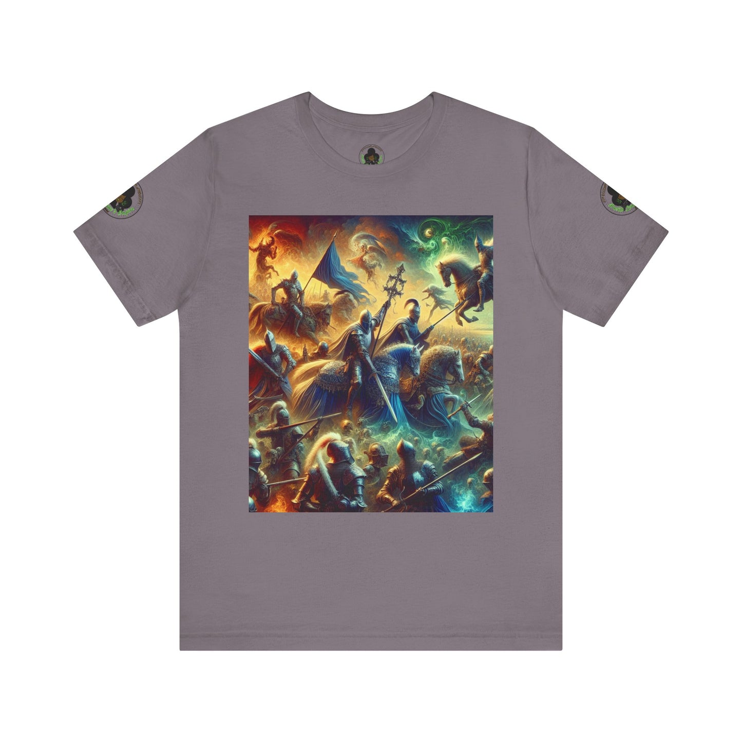 Camiseta unisex Epic HLE: gráfico llamativo en la parte delantera y motivación en la espalda