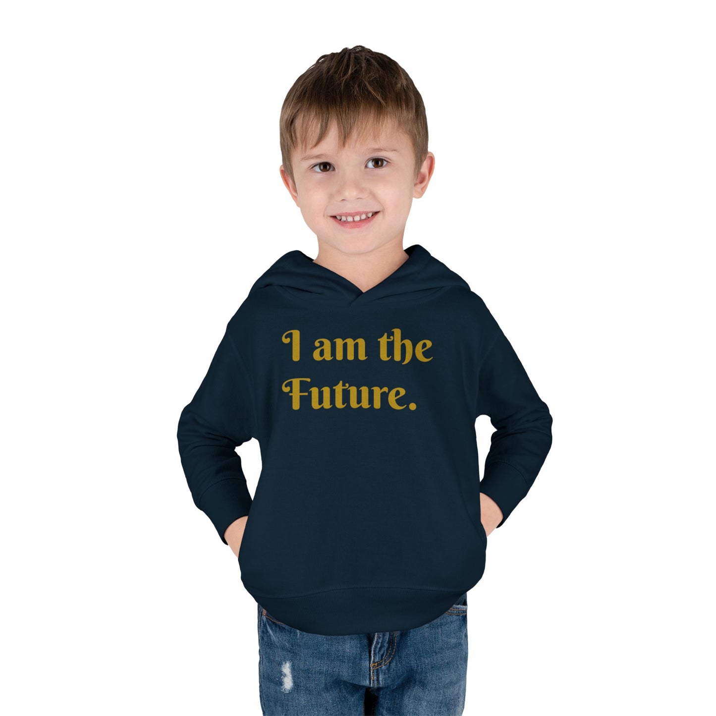 HLE Toddler Fleece Hoodie - I Am the Future & Hustle's League Design