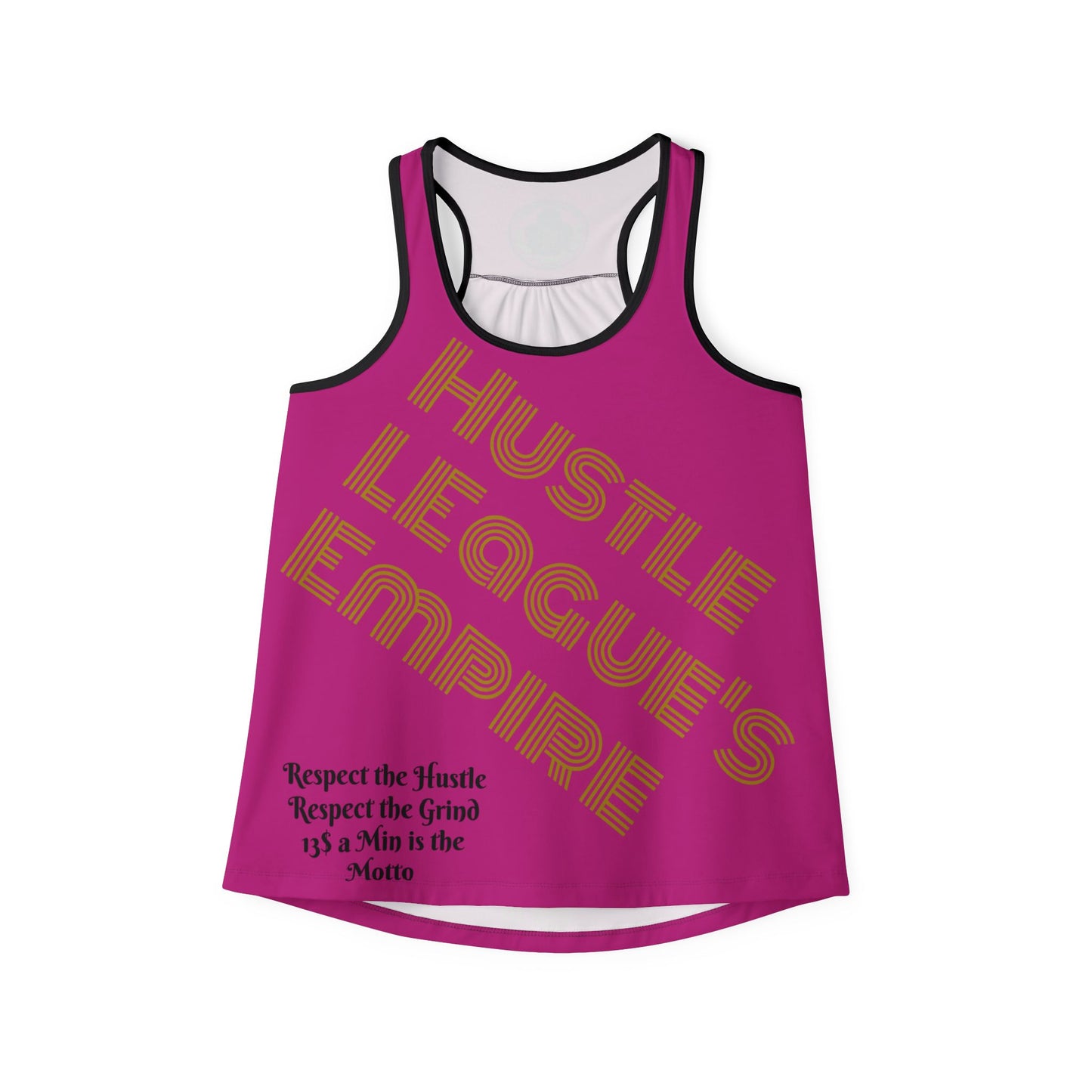 Women's Hustle League Empire Tank Top - Motivational Activewear for Fitness Enthusiasts