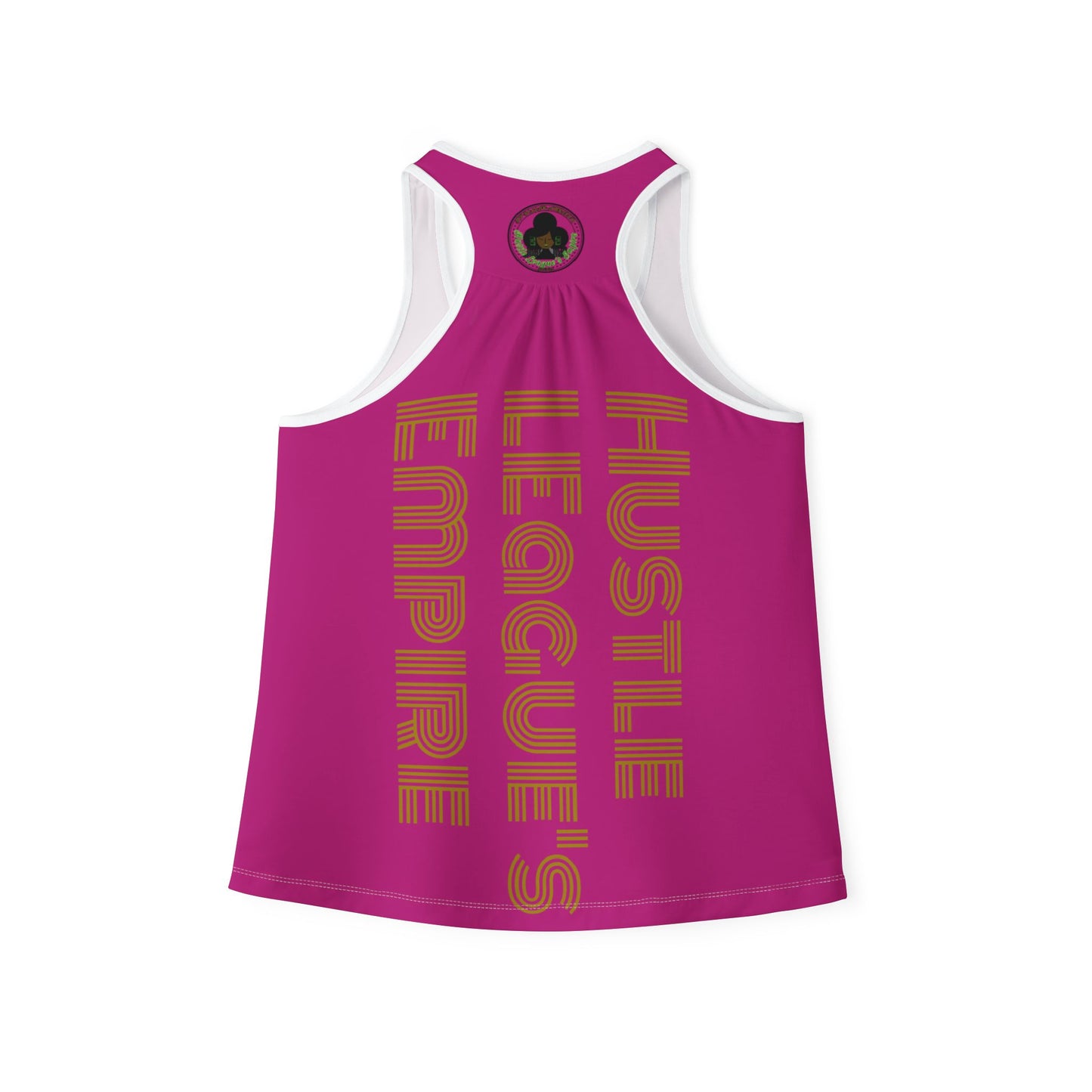 Women's Hustle League Empire Tank Top - Motivational Activewear for Fitness Enthusiasts