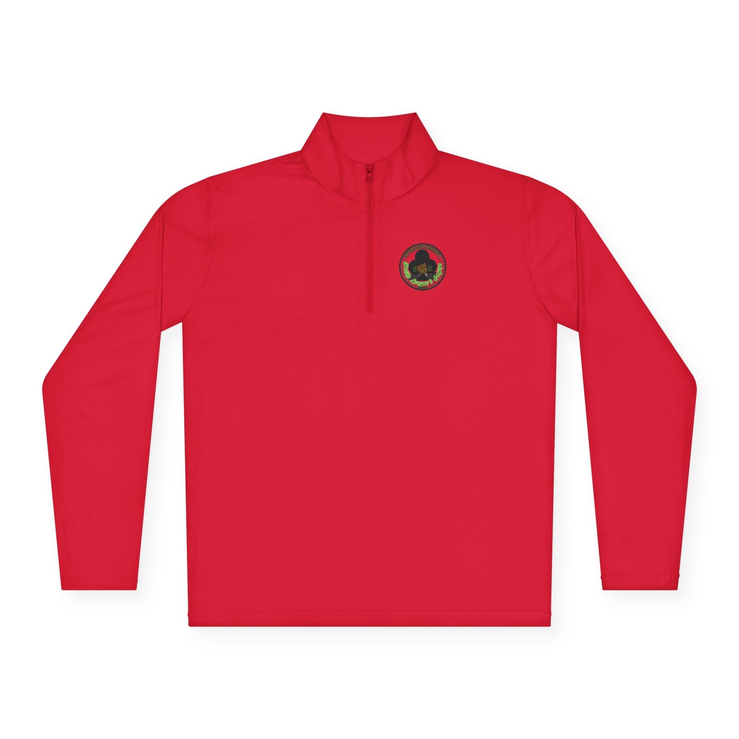 HLE Unisex Quarter-Zip Pullover - Motivational Activewear for Go-Getters