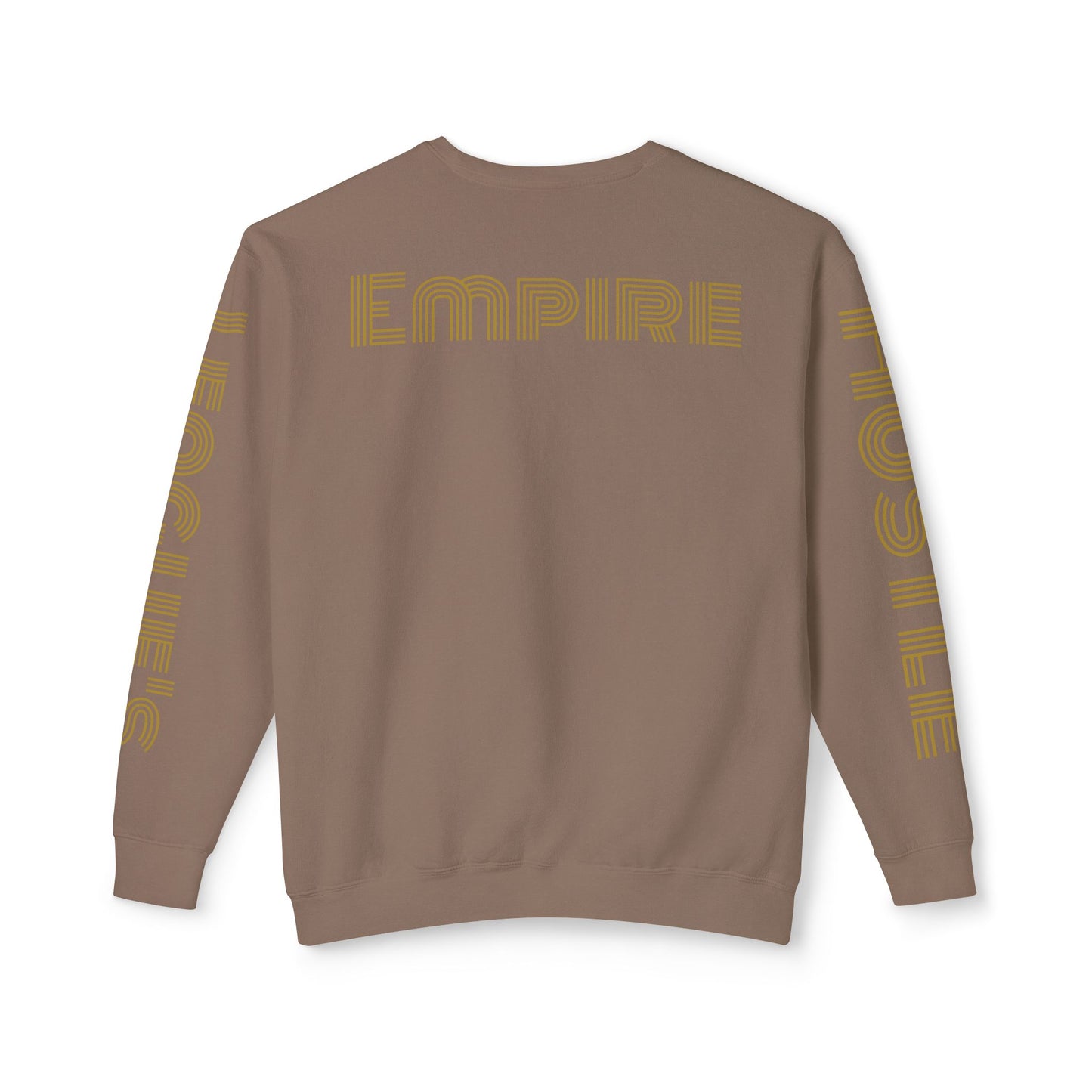 Unisex Lightweight Crewneck Sweatshirt - 'Empire Hustle' Urban Art Design