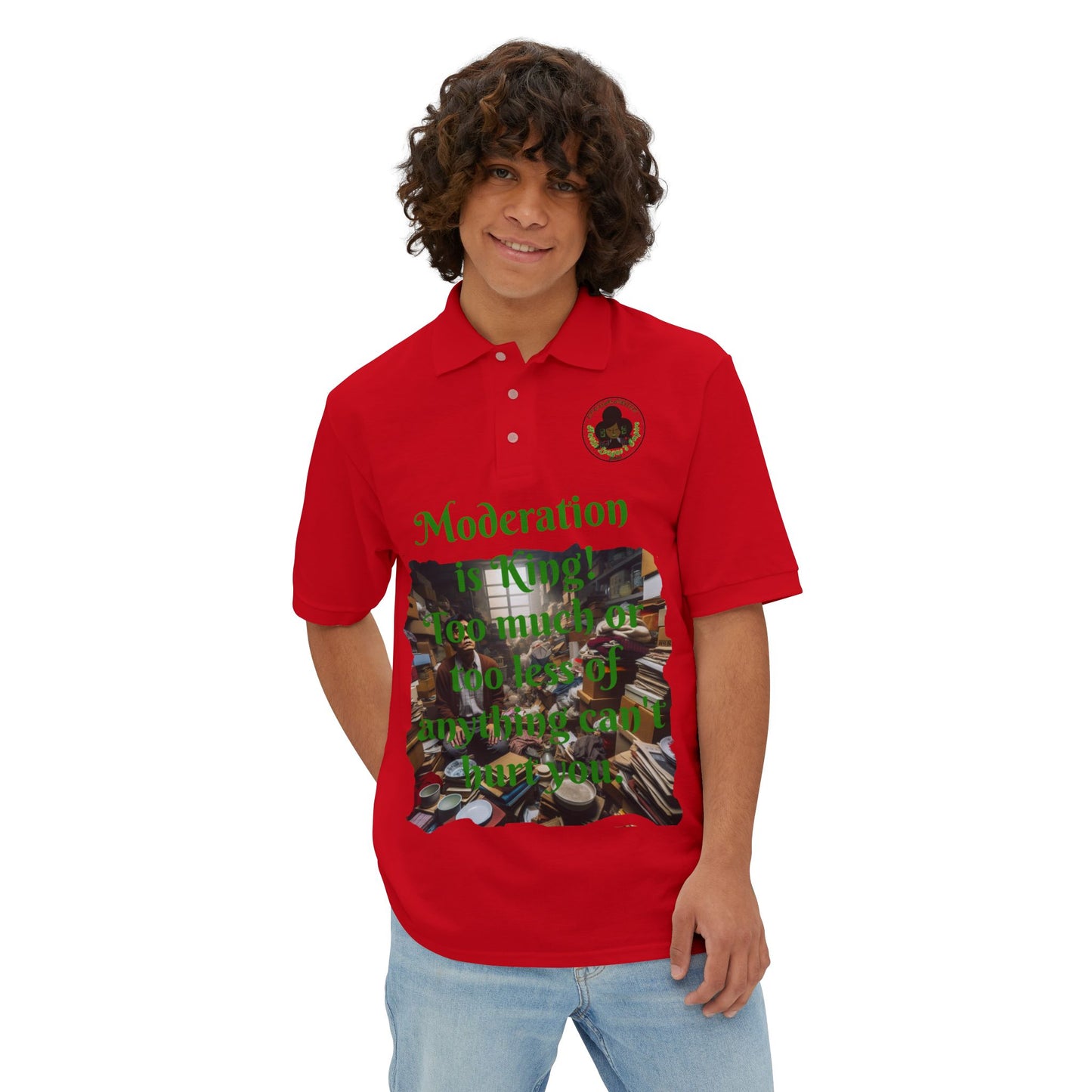 HLE Men's Piqué Polo