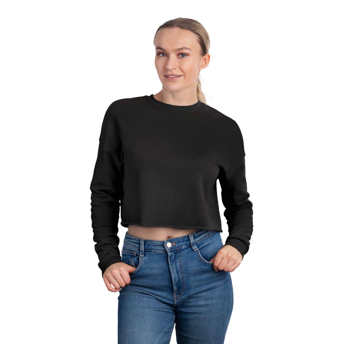 Sudadera corta HLE para mujer