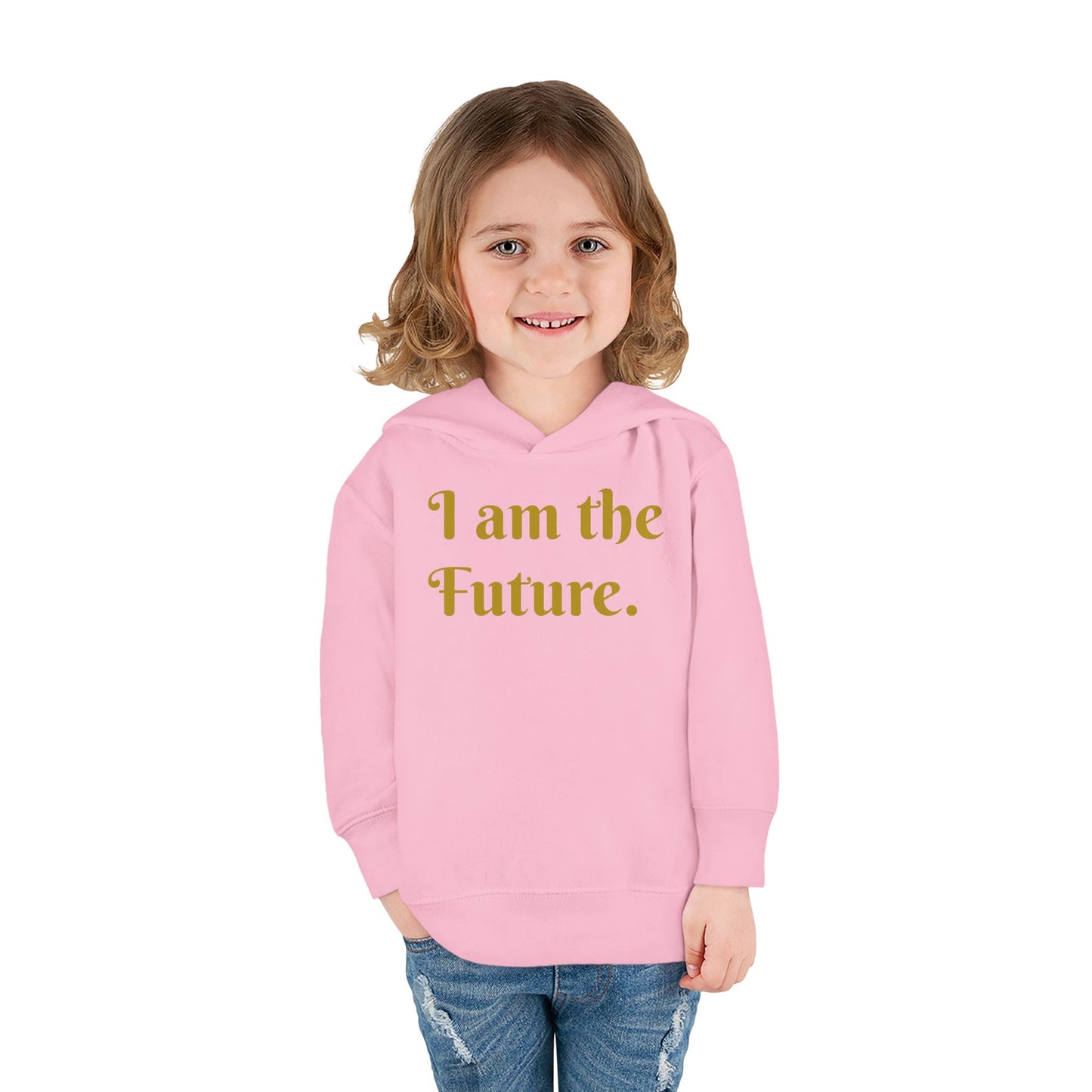 HLE Toddler Fleece Hoodie - I Am the Future & Hustle's League Design