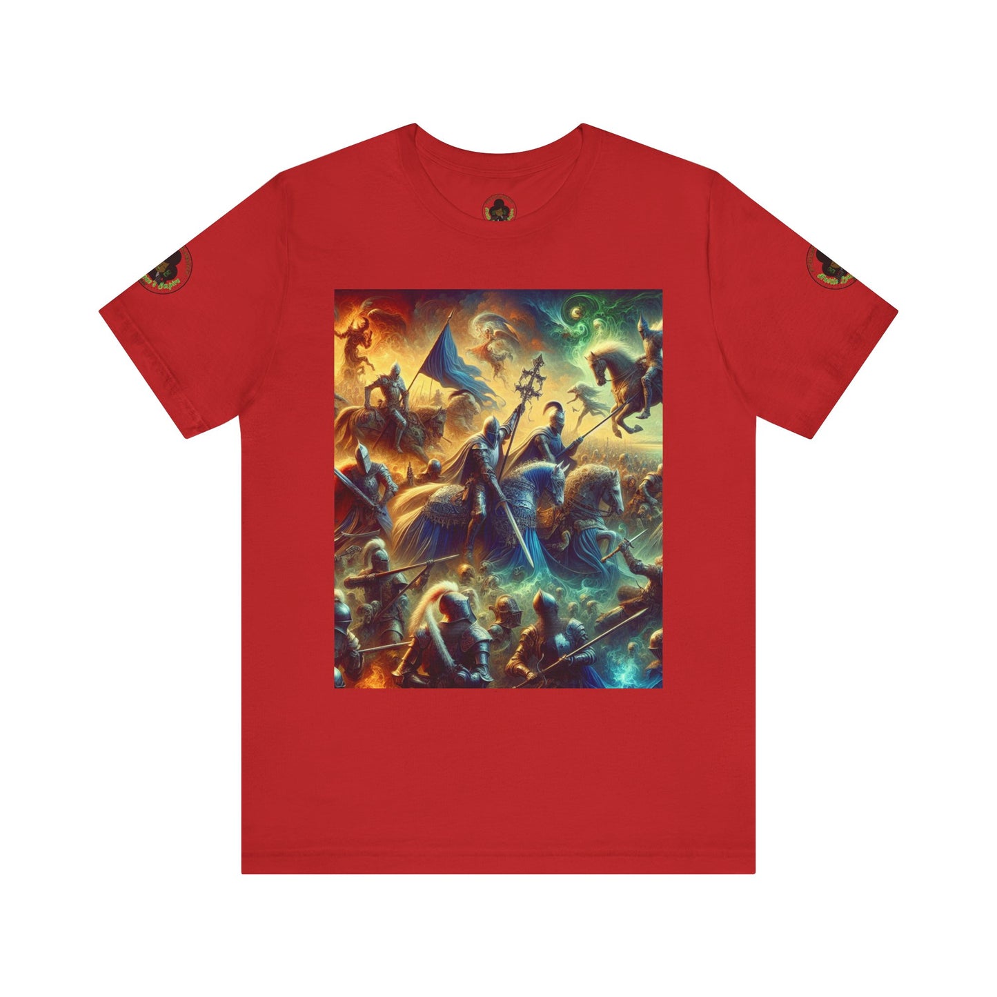 Camiseta unisex Epic HLE: gráfico llamativo en la parte delantera y motivación en la espalda