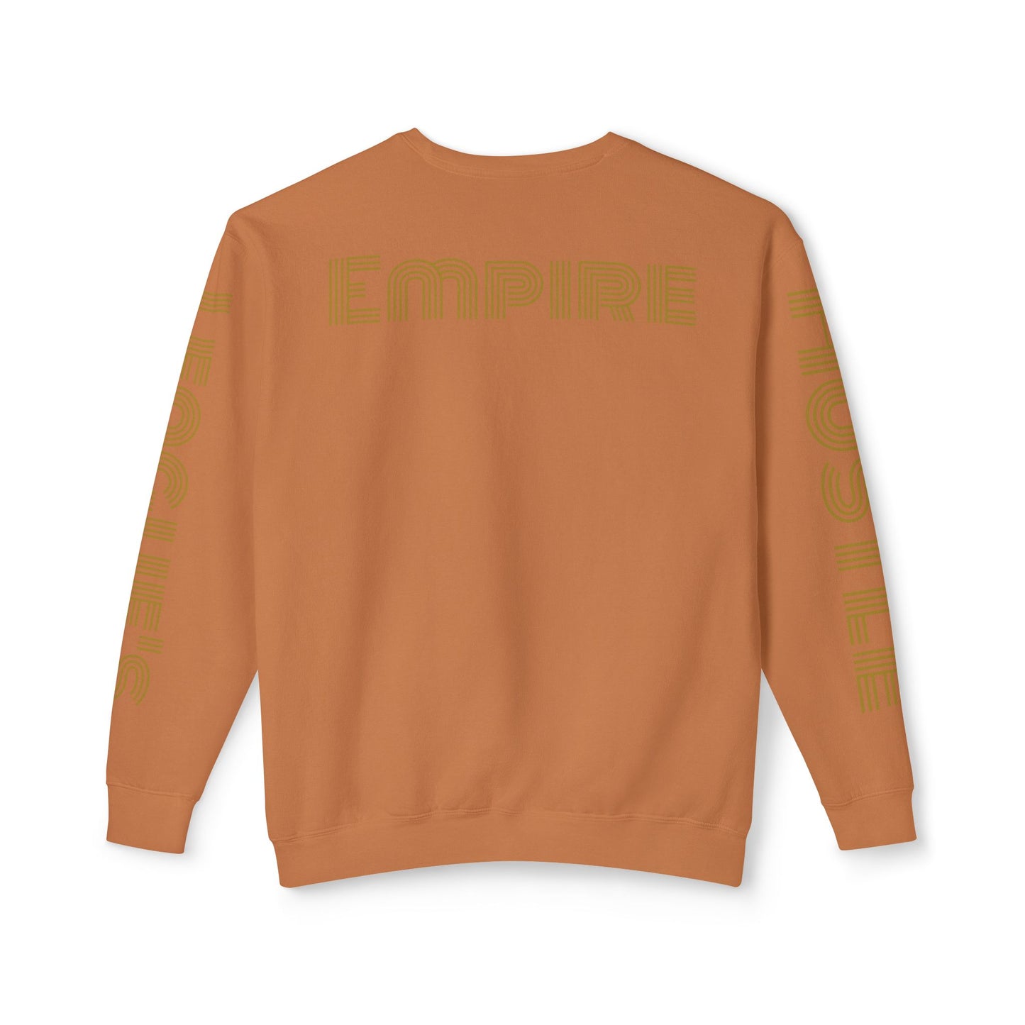 Unisex Lightweight Crewneck Sweatshirt - 'Empire Hustle' Urban Art Design