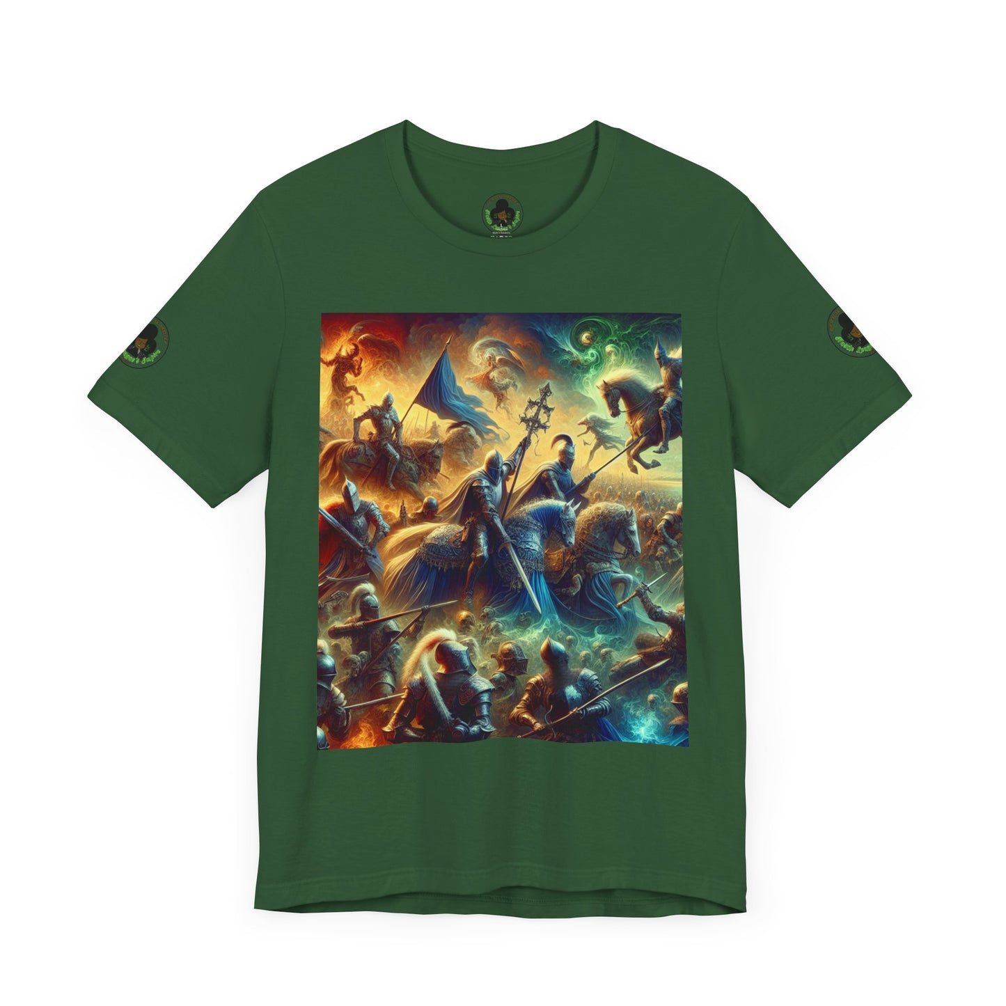 Camiseta unisex Epic HLE: gráfico llamativo en la parte delantera y motivación en la espalda