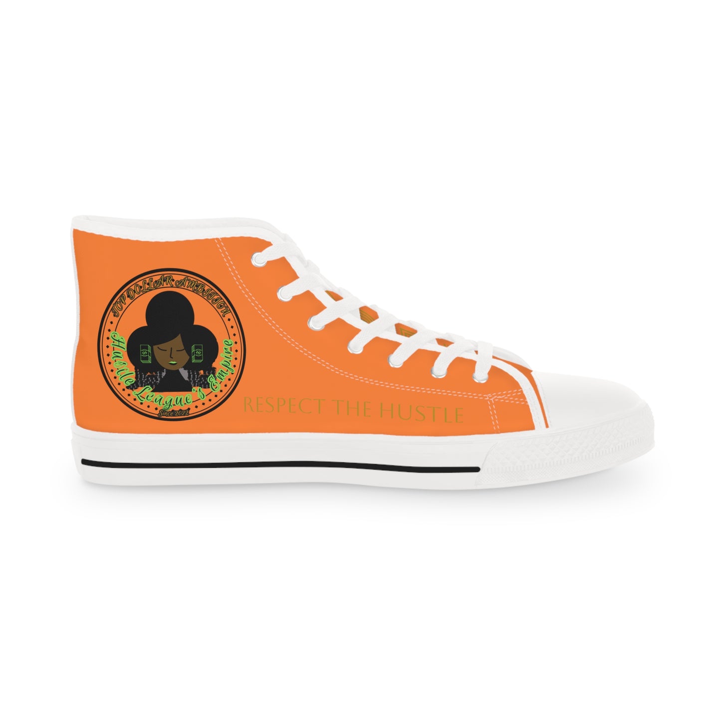 Orange HLE High Top Sneakers