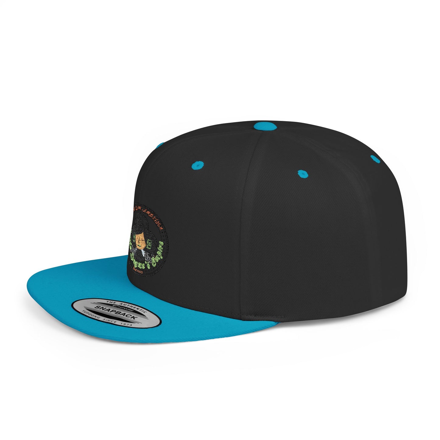 HLE Flat Bill Snapback Hat - Stylish, Trendy Cap for Everyday Wear