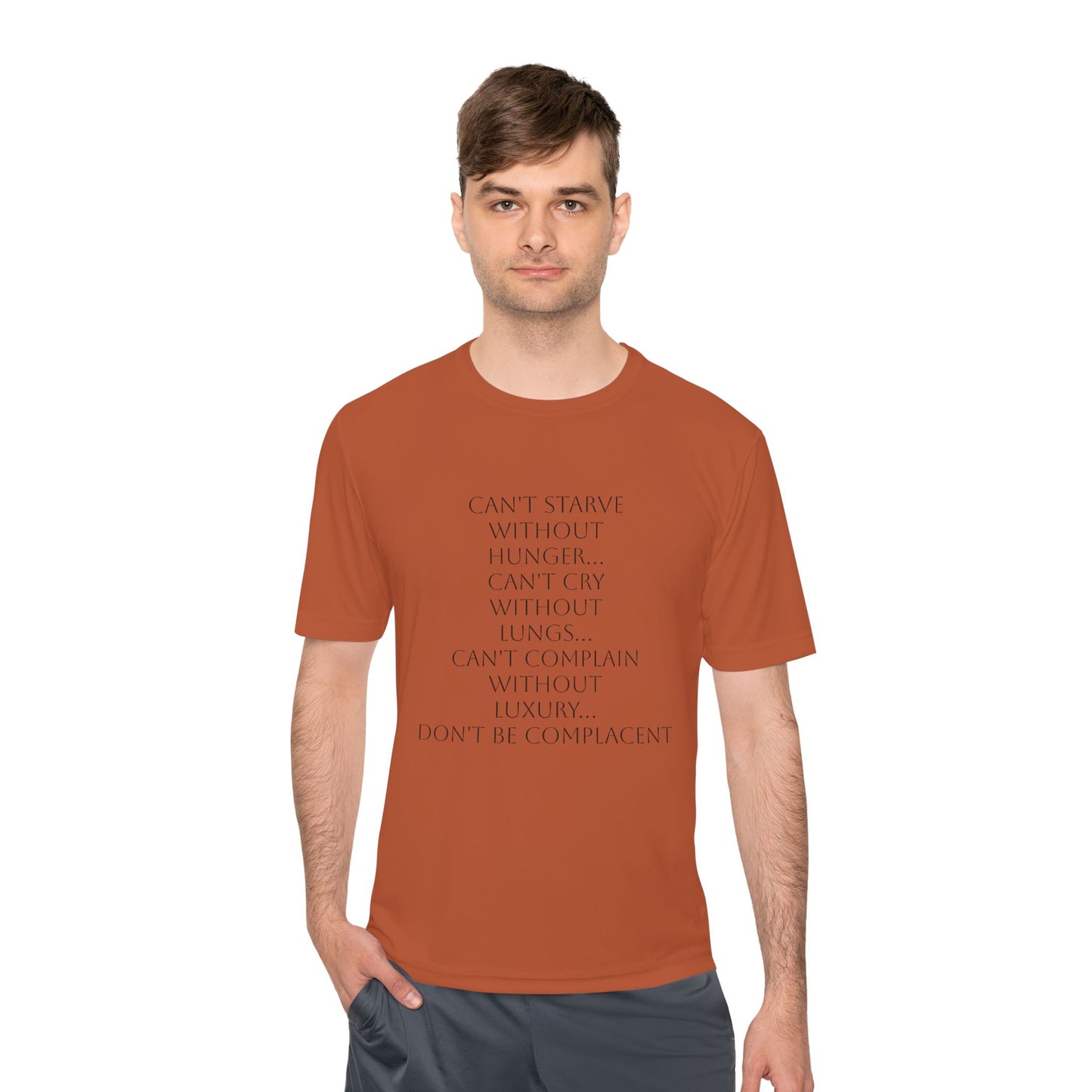 Camiseta unisex absorbente de humedad HLE - Camiseta con cita inspiradora