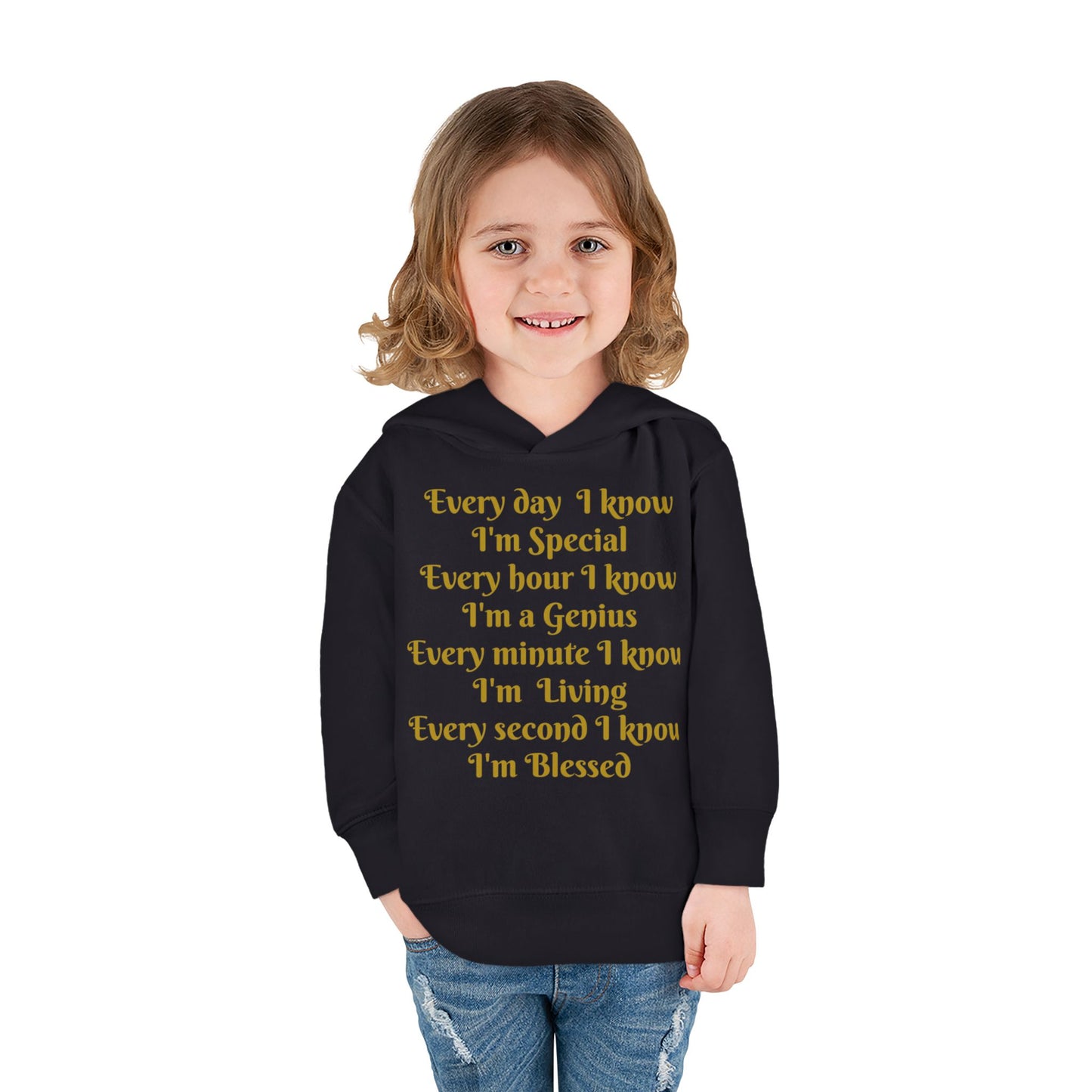 HLE Toddler Fleece Hoodie - Inspirational Design