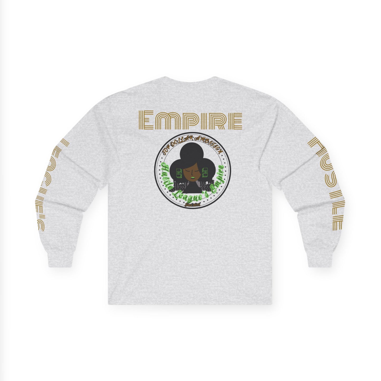 HLE Inspirational Long Sleeve Tee - Empowerment Quote & Graphic
