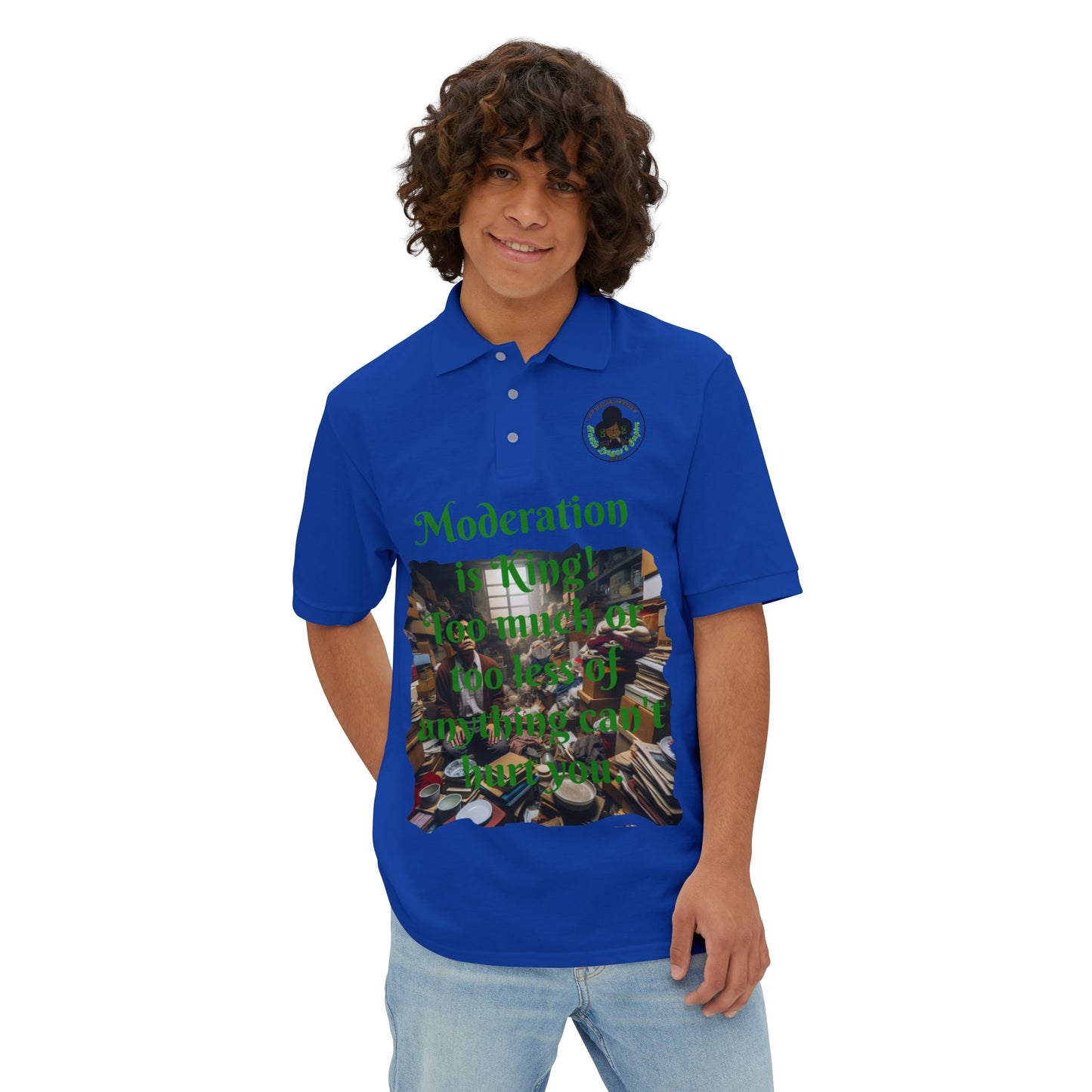 HLE Men's Piqué Polo
