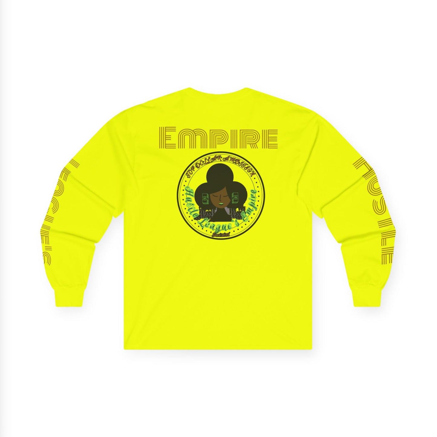 HLE Inspirational Long Sleeve Tee - Empowerment Quote & Graphic