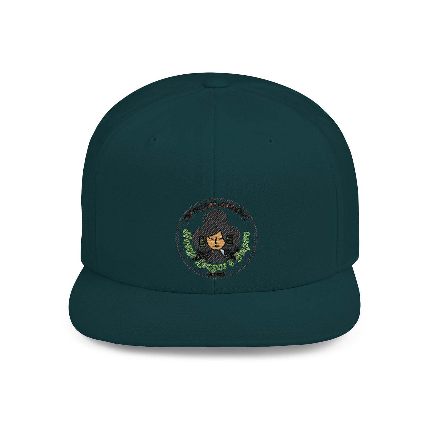HLE Flat Bill Snapback Hat - Stylish, Trendy Cap for Everyday Wear