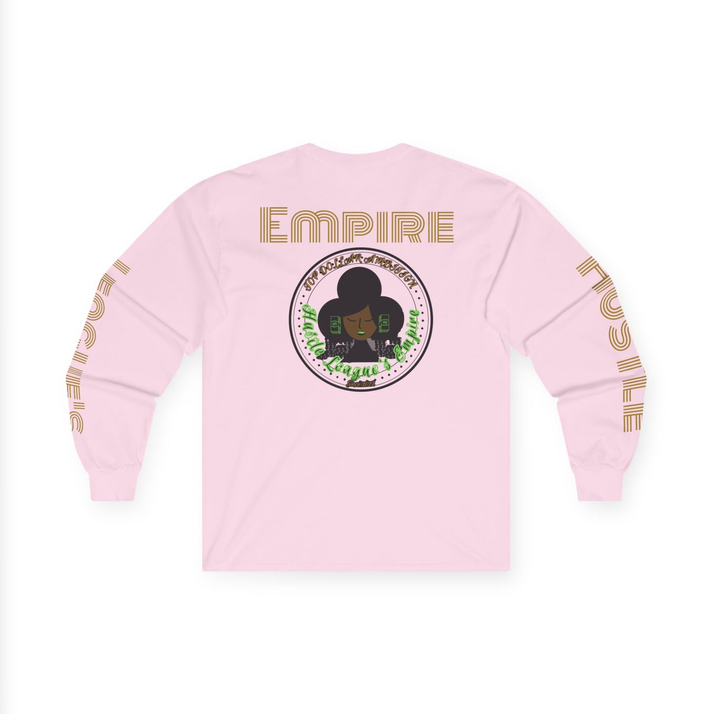 HLE Inspirational Long Sleeve Tee - Empowerment Quote & Graphic