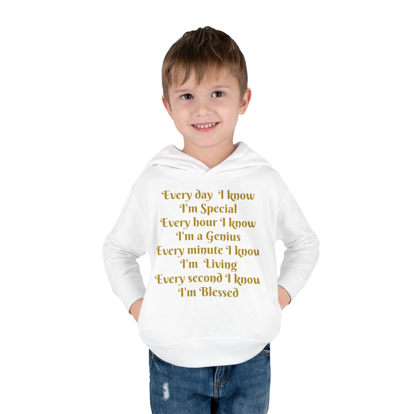 HLE Toddler Fleece Hoodie - Inspirational Design