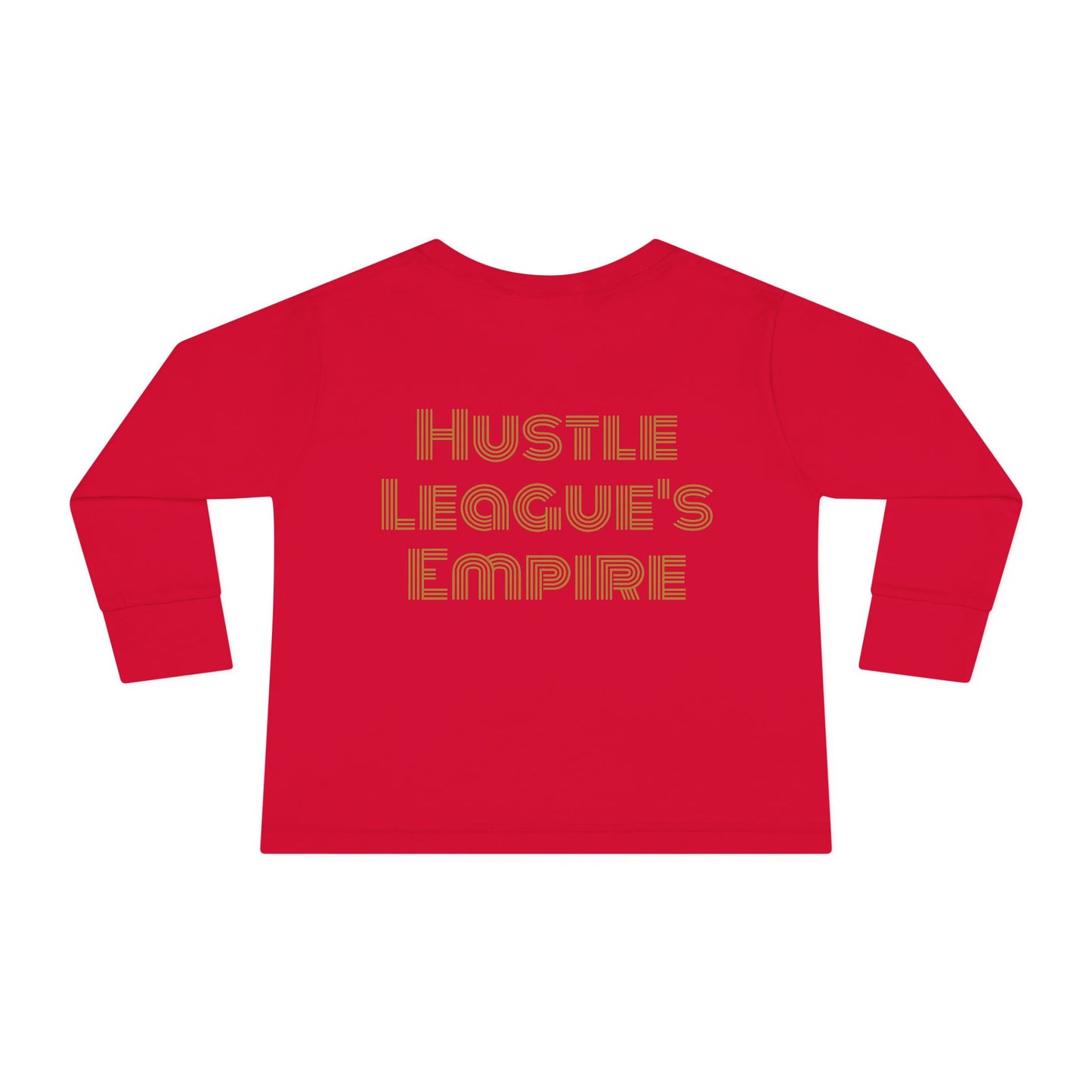 Camiseta de manga larga para niños pequeños: "El futuro está aquí" y "El imperio de la Hustle League"