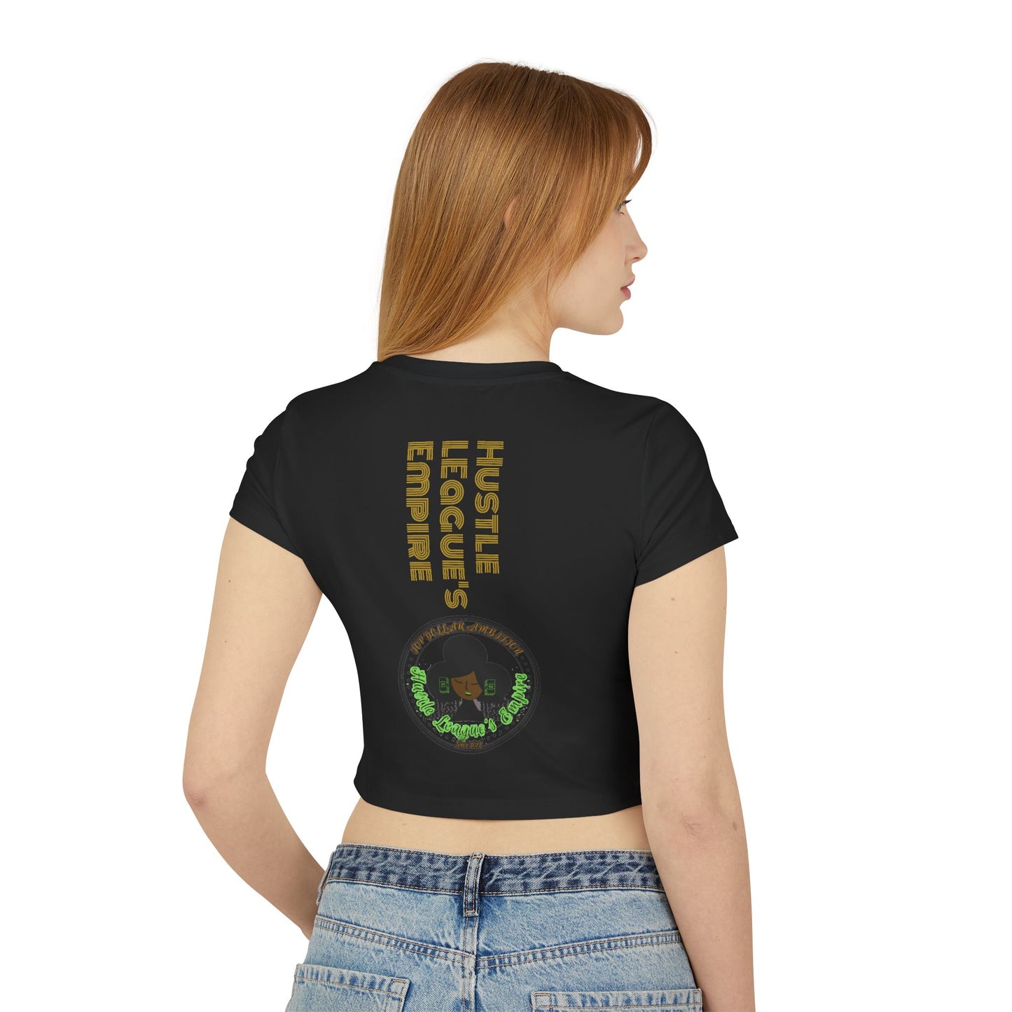 St. Patrick's Day Women's Baby Tee - Hustle, Leagues, Empire Design